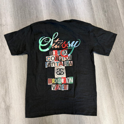 Stussy World Tour Tee Black