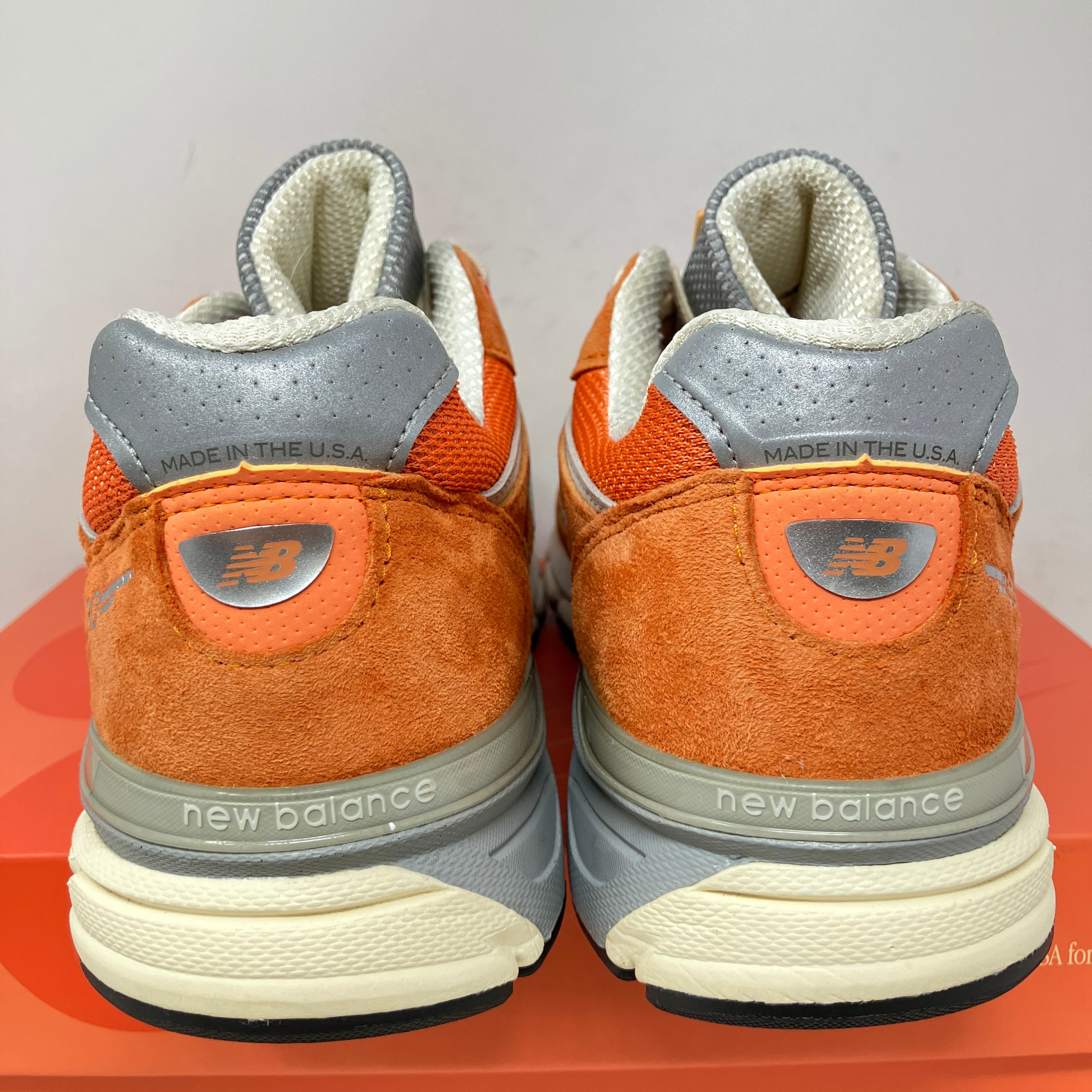 New Balance 990v4 MiUSA Aime Leon Dore Red Clay