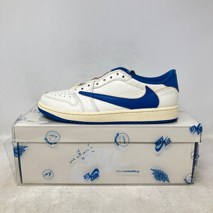 Jordan 1 Retro Low OG SP Fragment x Travis Scott Sail Military Blue