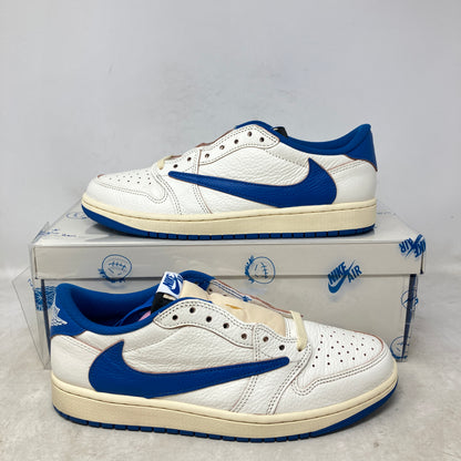 Jordan 1 Retro Low OG SP Fragment x Travis Scott Sail Military Blue