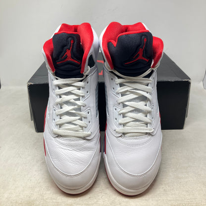 Jordan 5 Retro Fire Red Black Tongue (2025)