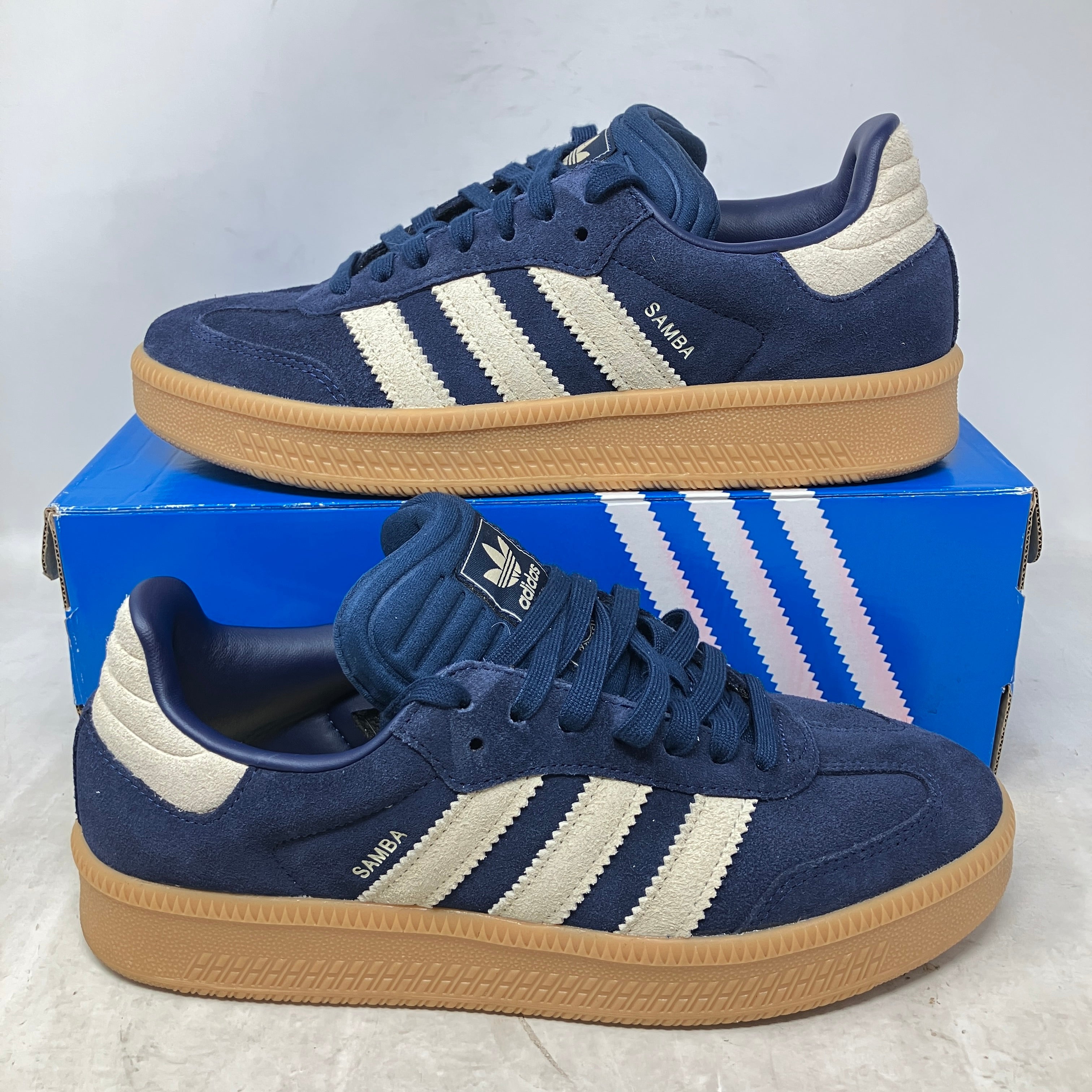 adidas Samba XLG Night Indigo Warm Vanilla