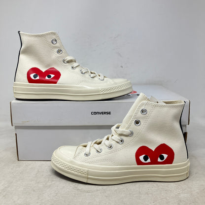 Converse Chuck Taylor All Star 70 Hi Comme des Garcons PLAY White
