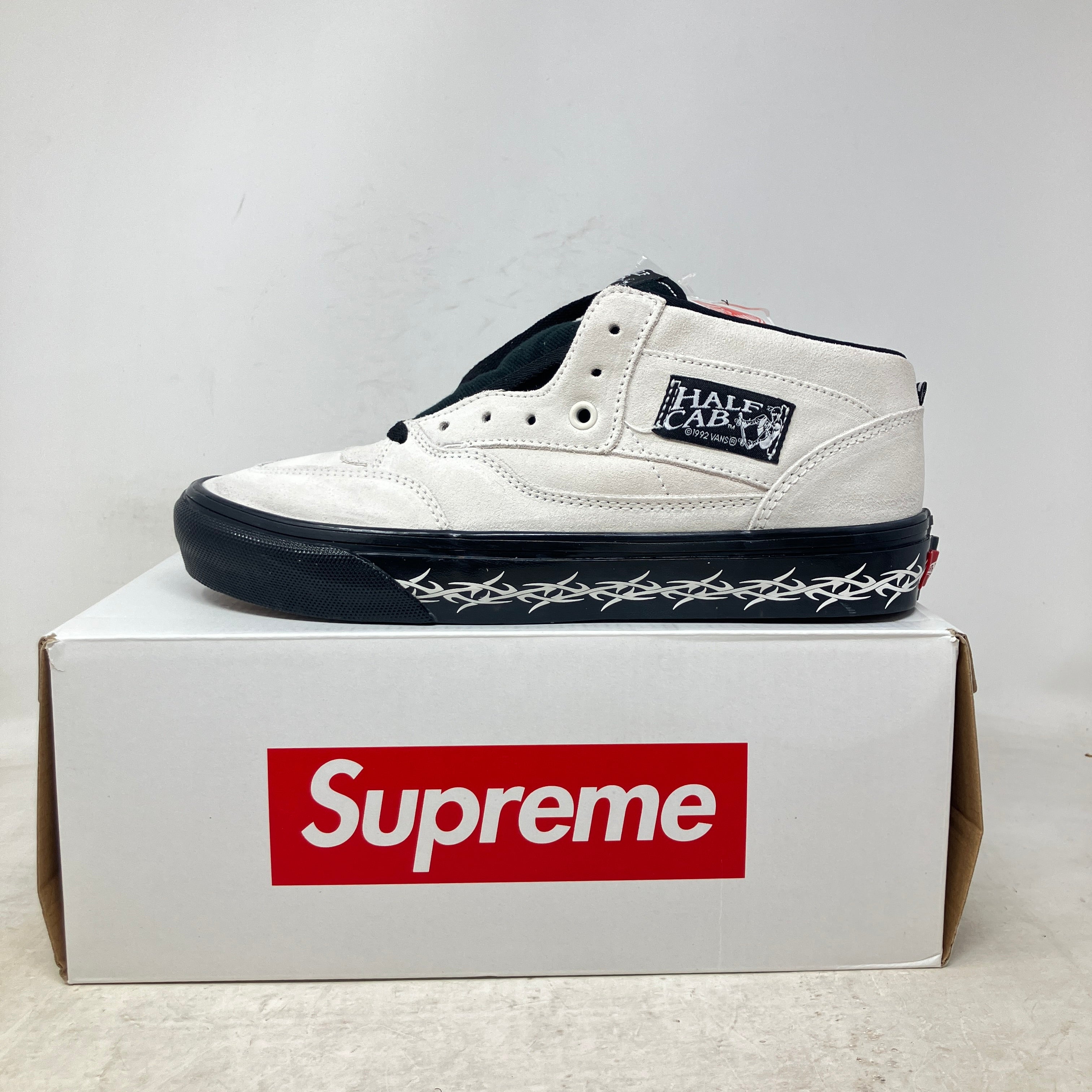 Vans Skate Half Cab Supreme Tribal Barbed Wire White