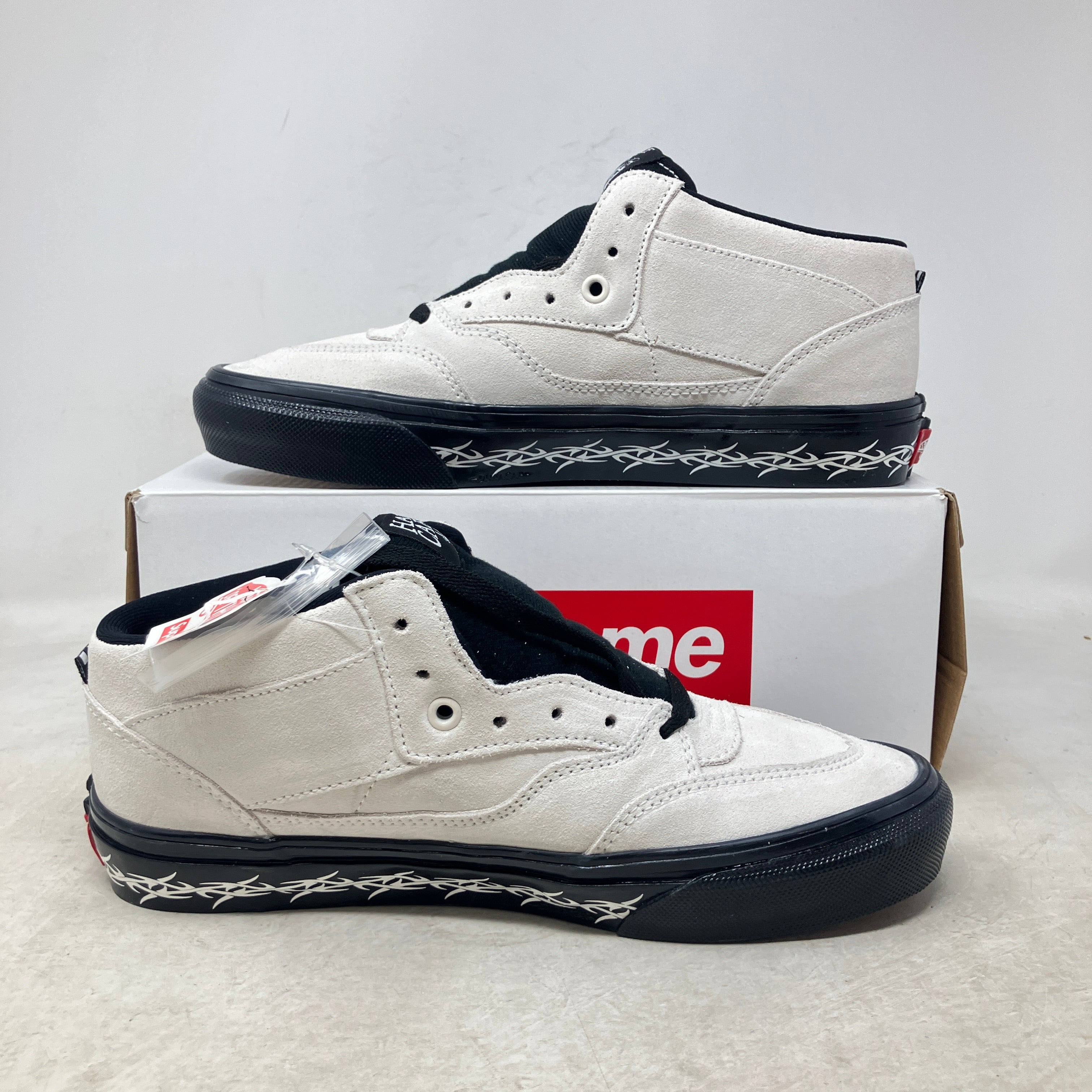 Vans Skate Half Cab Supreme Tribal Barbed Wire White