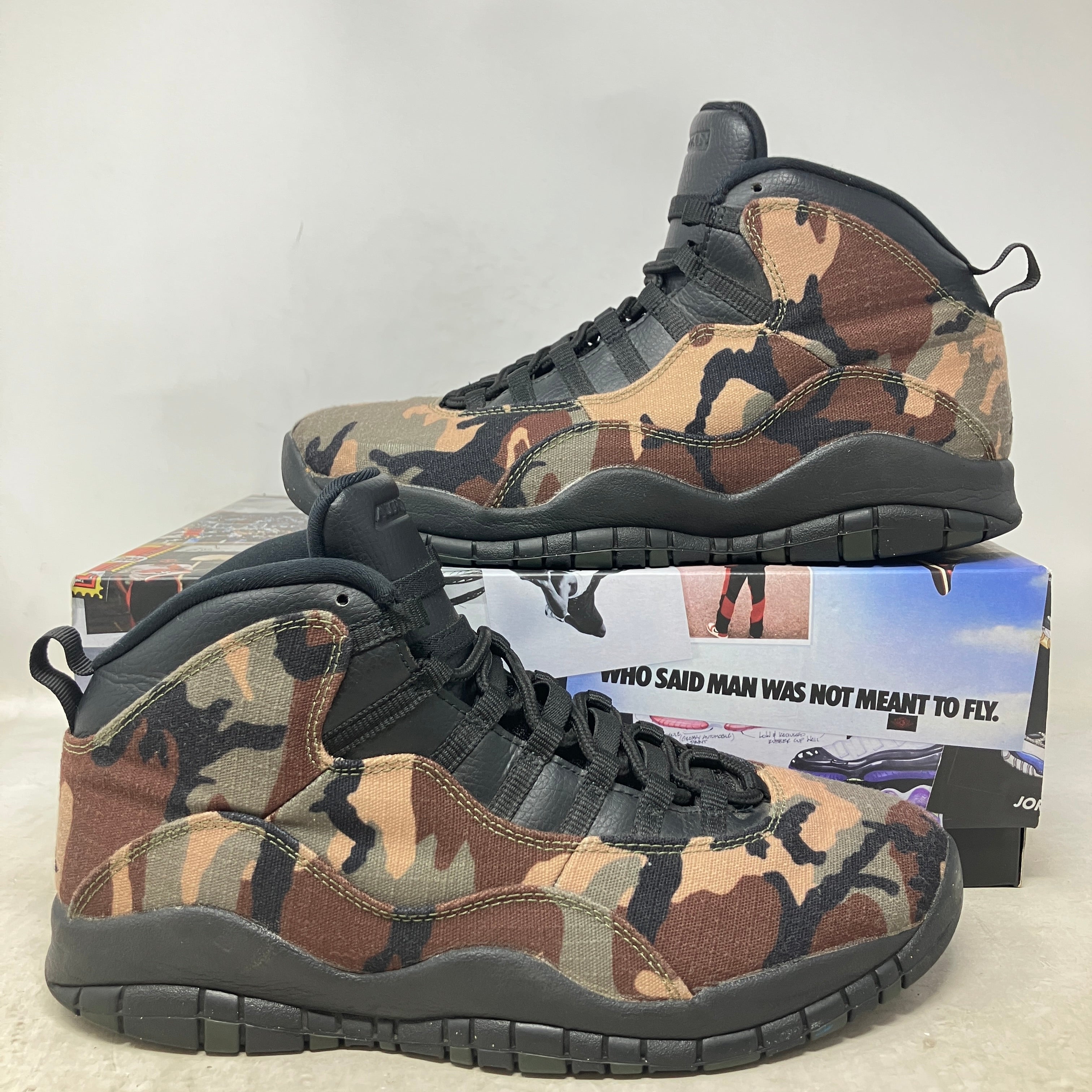 Jordan 10 Retro Woodland Camo