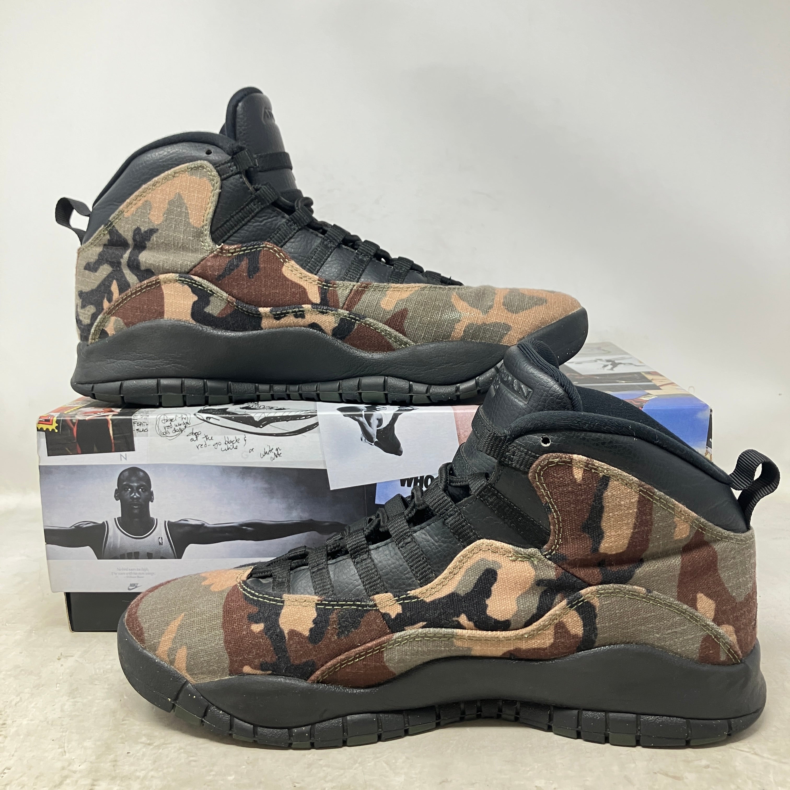 Jordan 10 Retro Woodland Camo