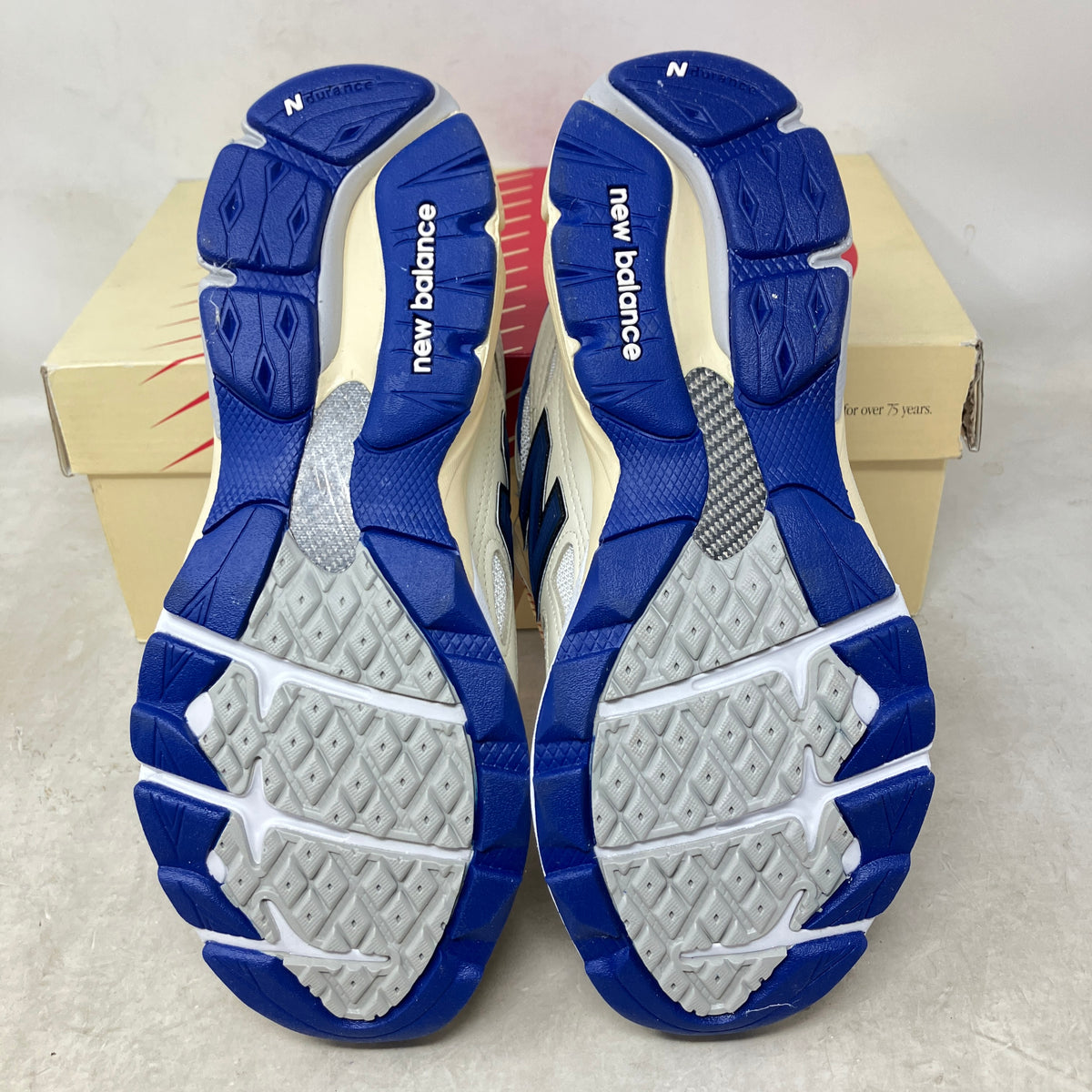 New Balance 990v3 MiUSA White Blue