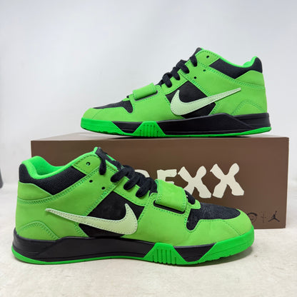 Jordan CJ1 T-Rexx Travis Scott Green Spark