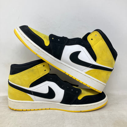 Jordan 1 Mid Yellow Toe Black
