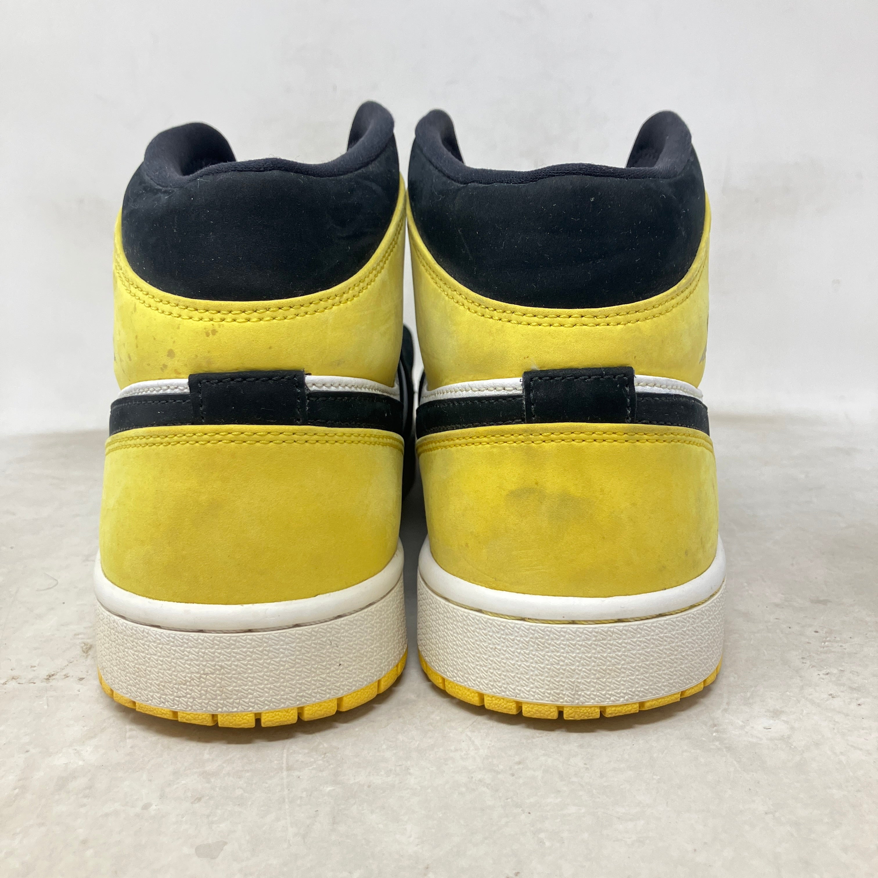 Jordan 1 Mid Yellow Toe Black