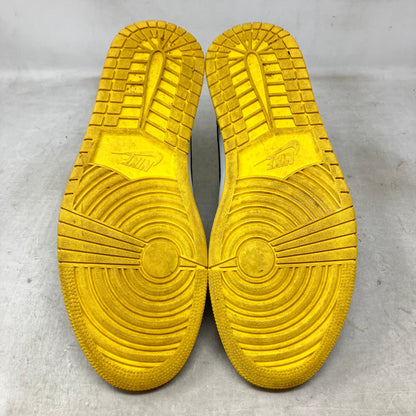 Jordan 1 Mid Yellow Toe Black