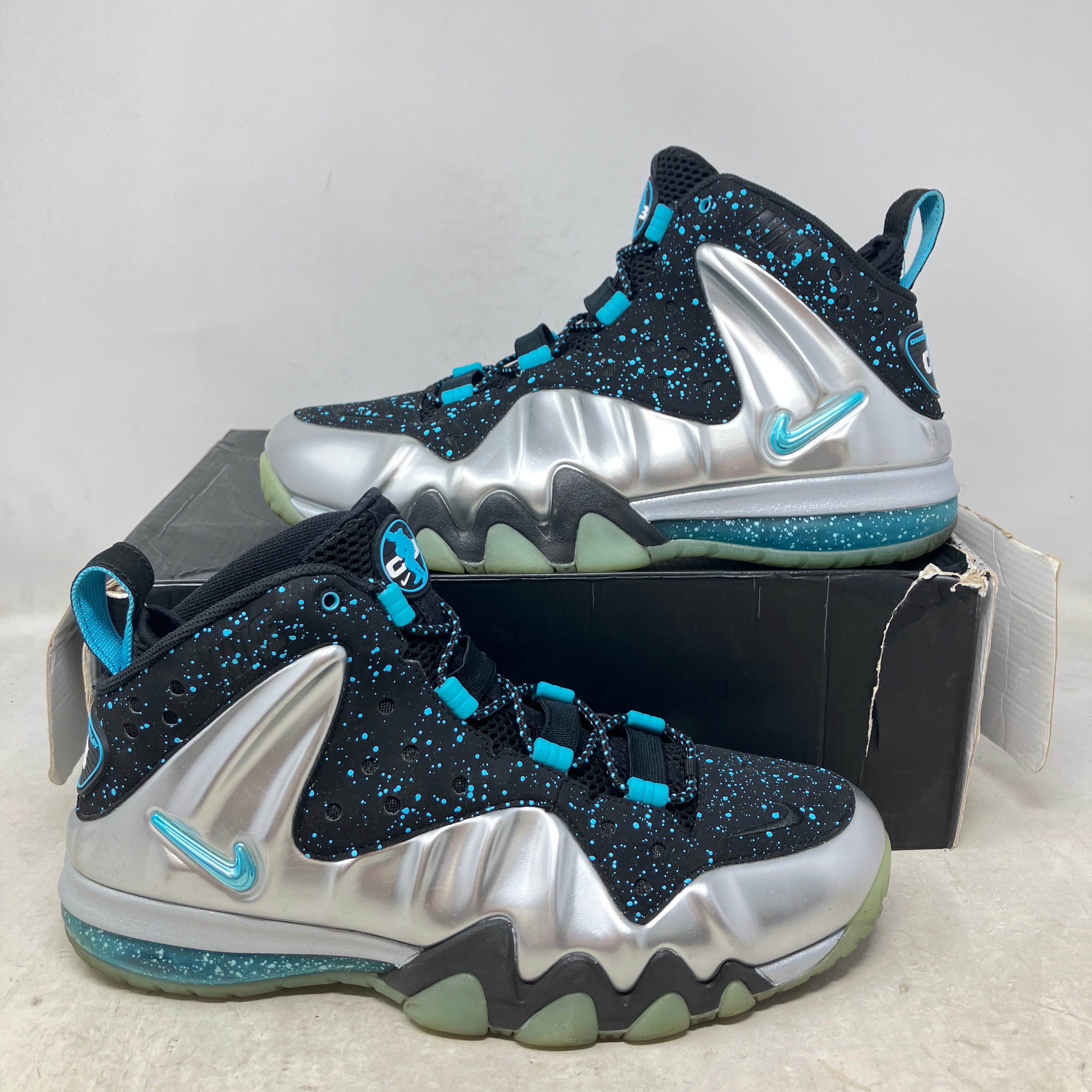 Nike Barkley Posite Max Metallic Silver Gamma Blue