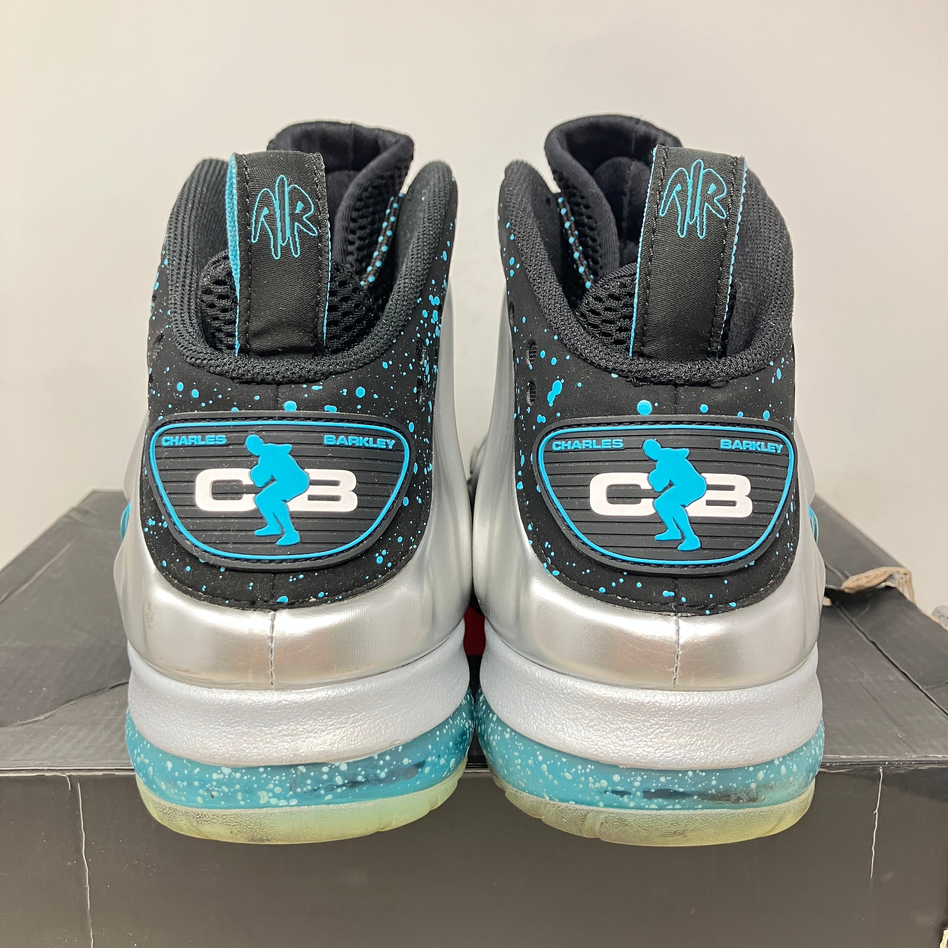 Nike Barkley Posite Max Metallic Silver Gamma Blue
