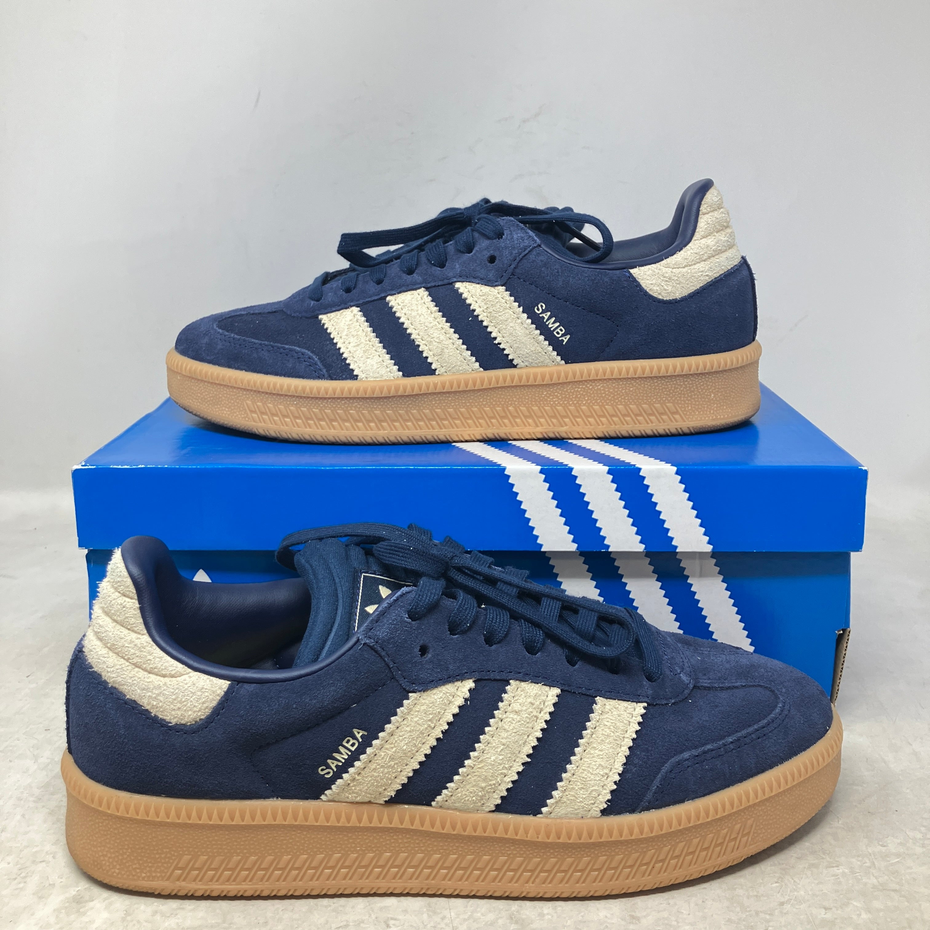 adidas Samba XLG Night Indigo Warm Vanilla