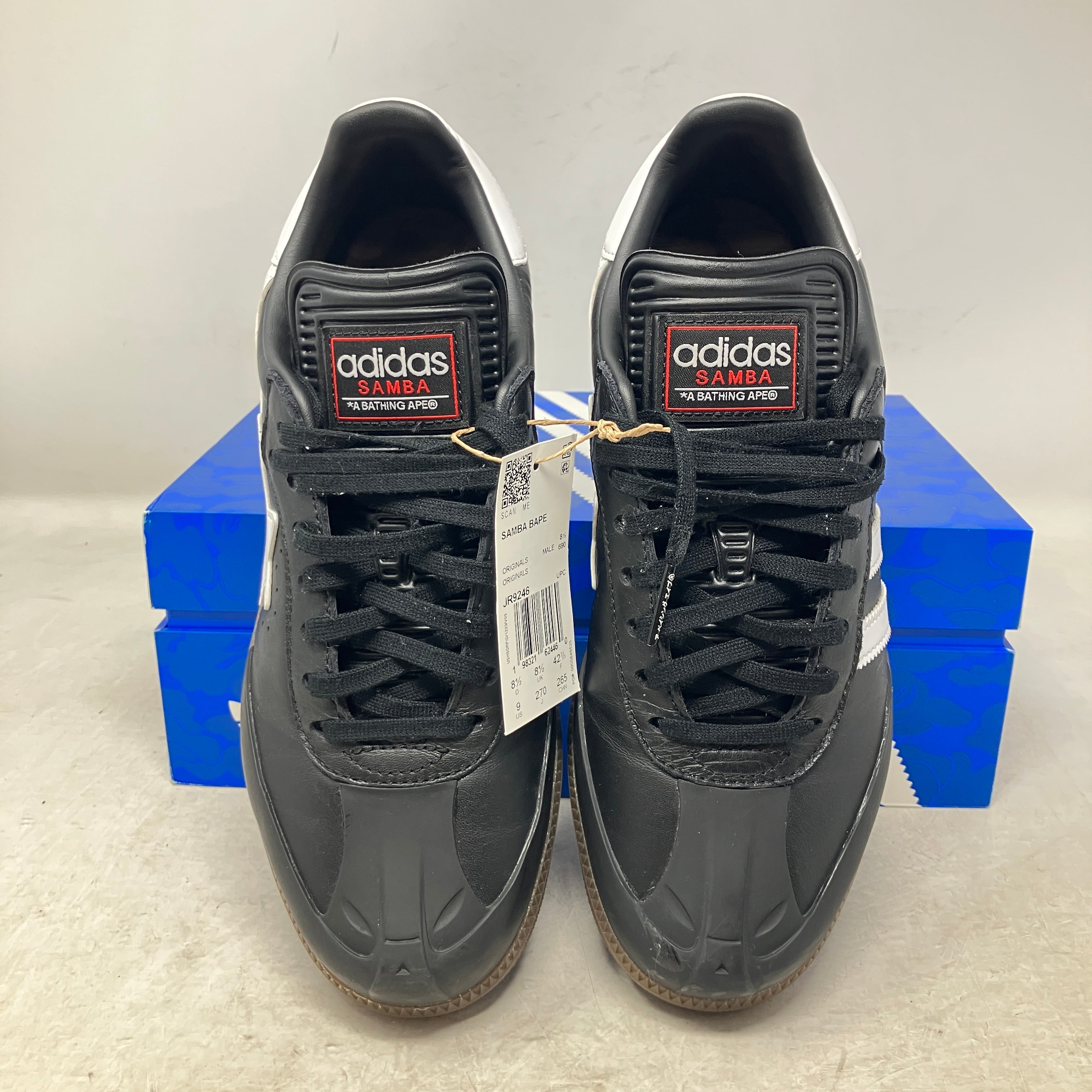 adidas Samba Bape Black White Gum
