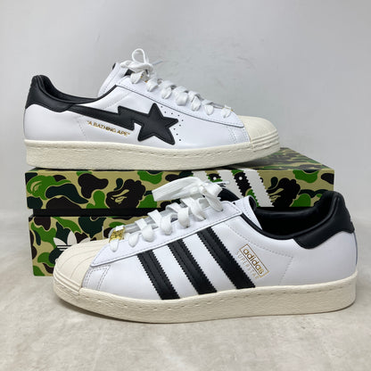 adidas Superstar 80s Bape White Black