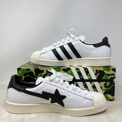 adidas Superstar 80s Bape White Black
