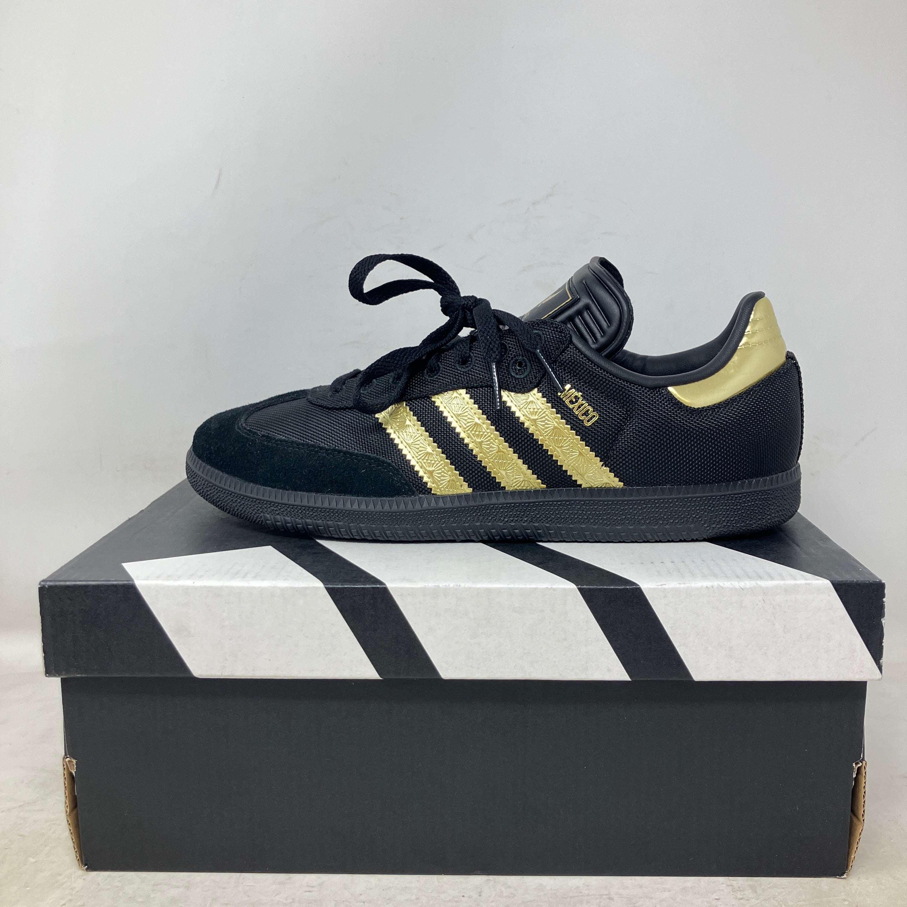adidas Samba OG Mexico Black Gold Metallic