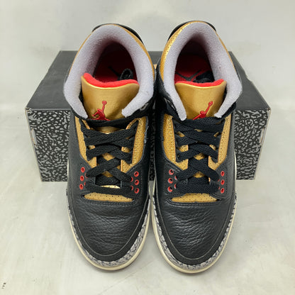 Jordan 3 Retro Black Cement Gold (Women's)