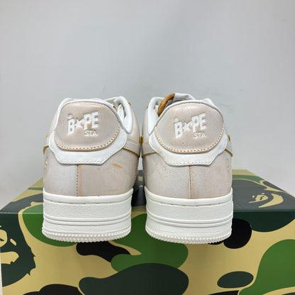 A Bathing Ape Bape Sta Wear Away Paint Beige