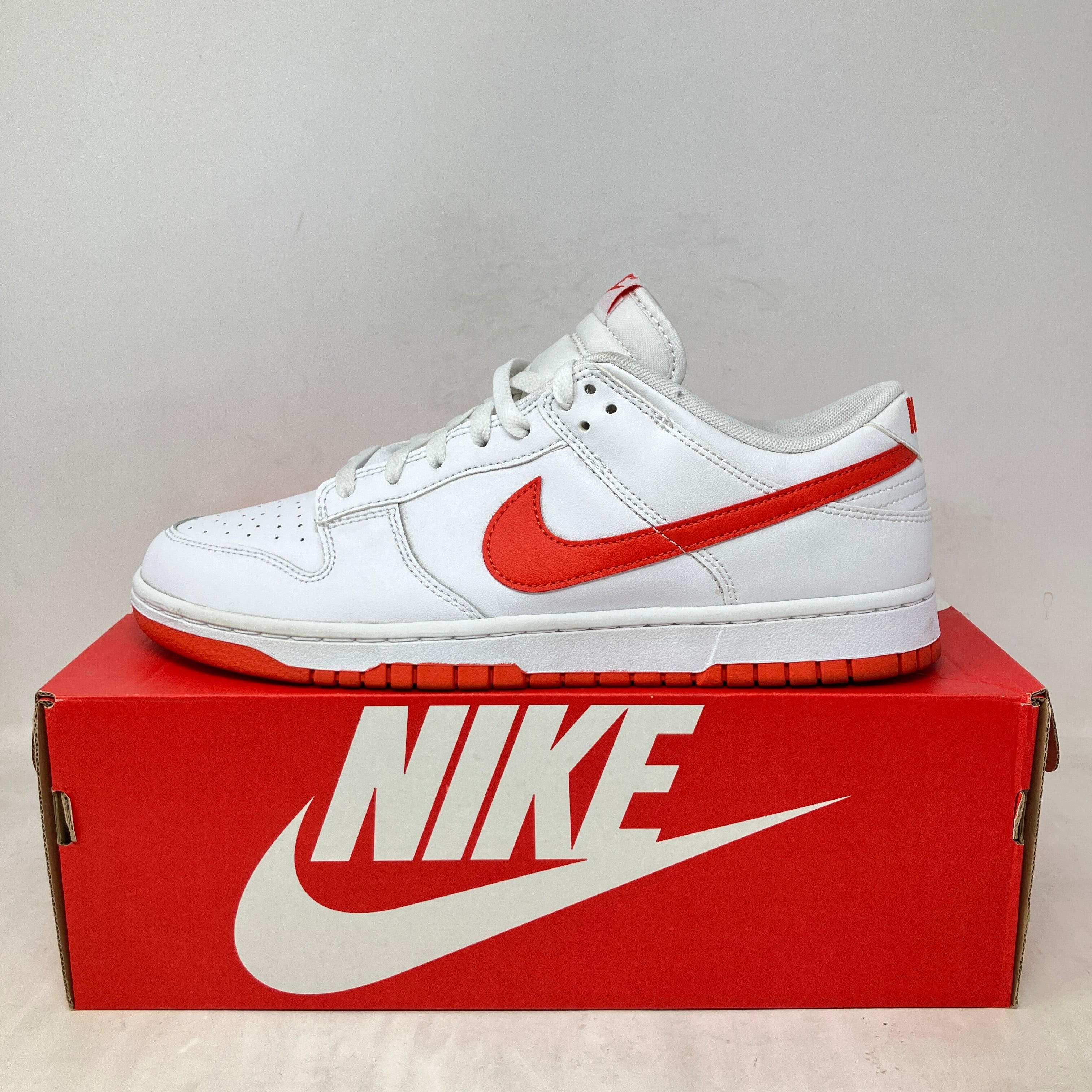 Nike Dunk Low Retro White Picante Red