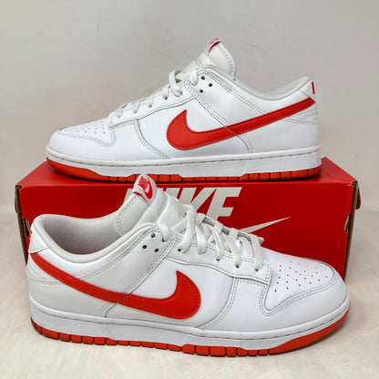 Nike Dunk Low Retro White Picante Red