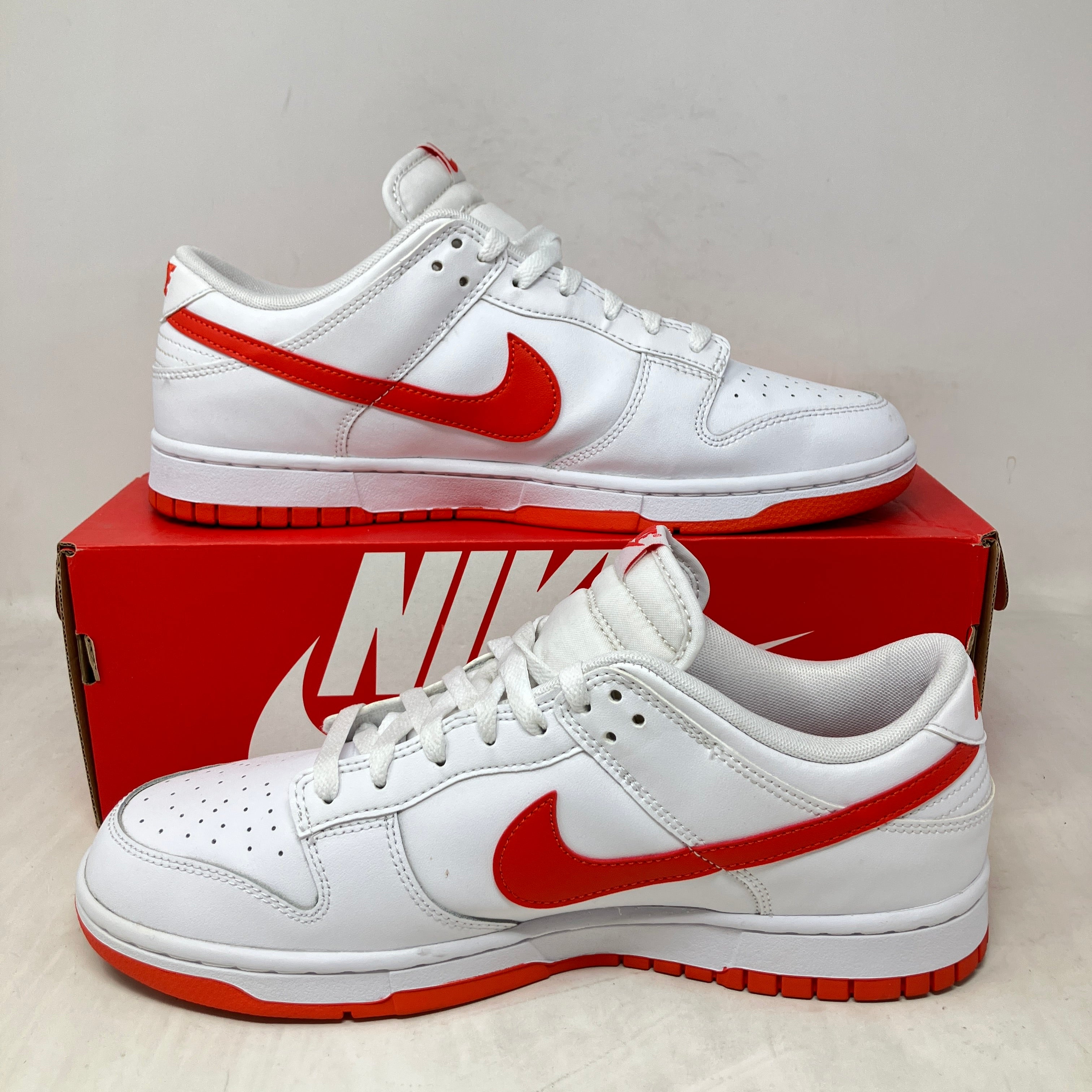 Nike Dunk Low Retro White Picante Red