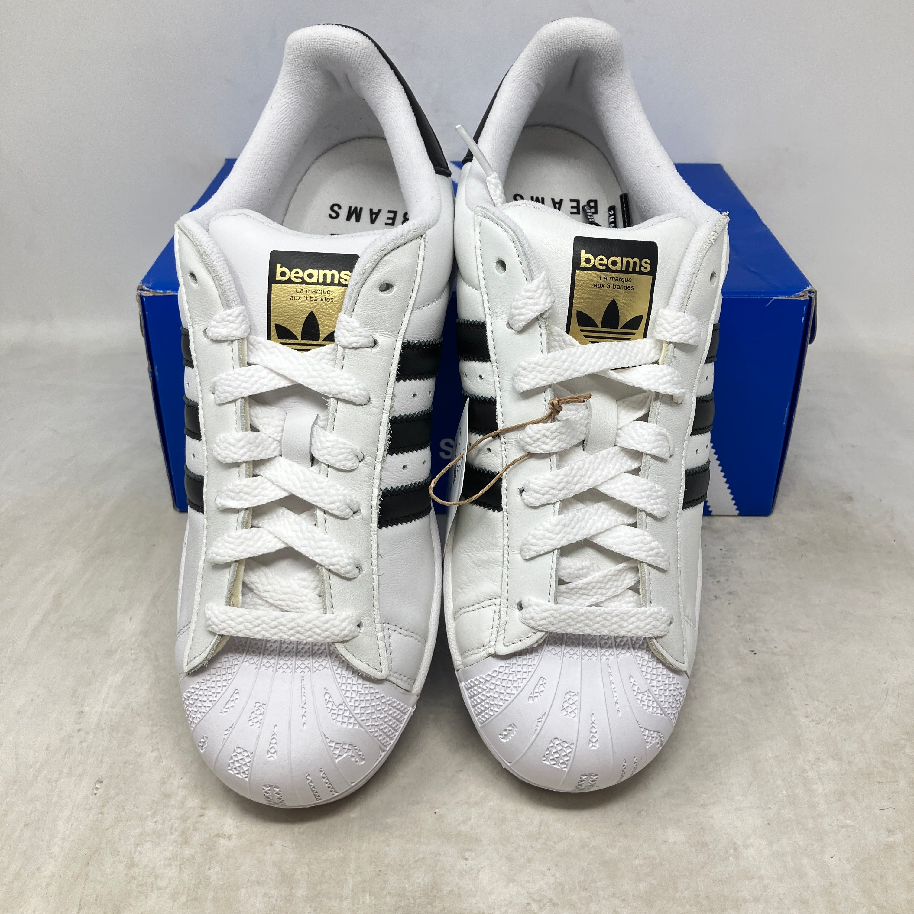adidas Superstar Beams White Black