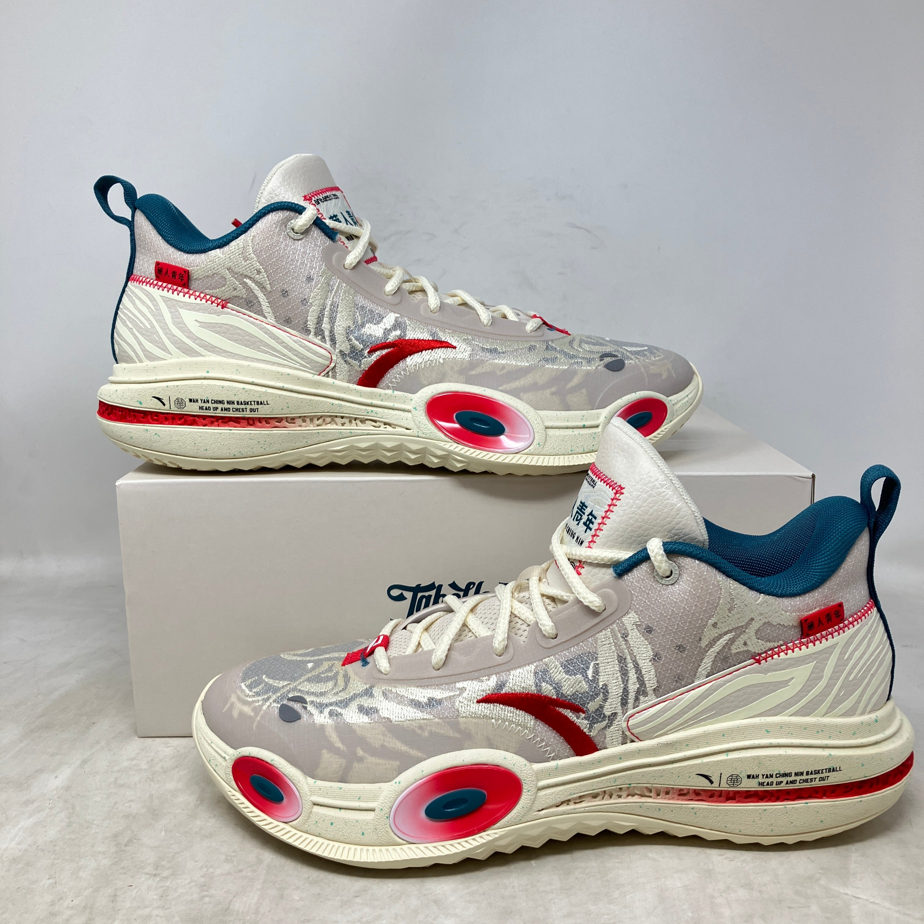 Wah Yan Ching Nin x Anta Attack 1.0 White