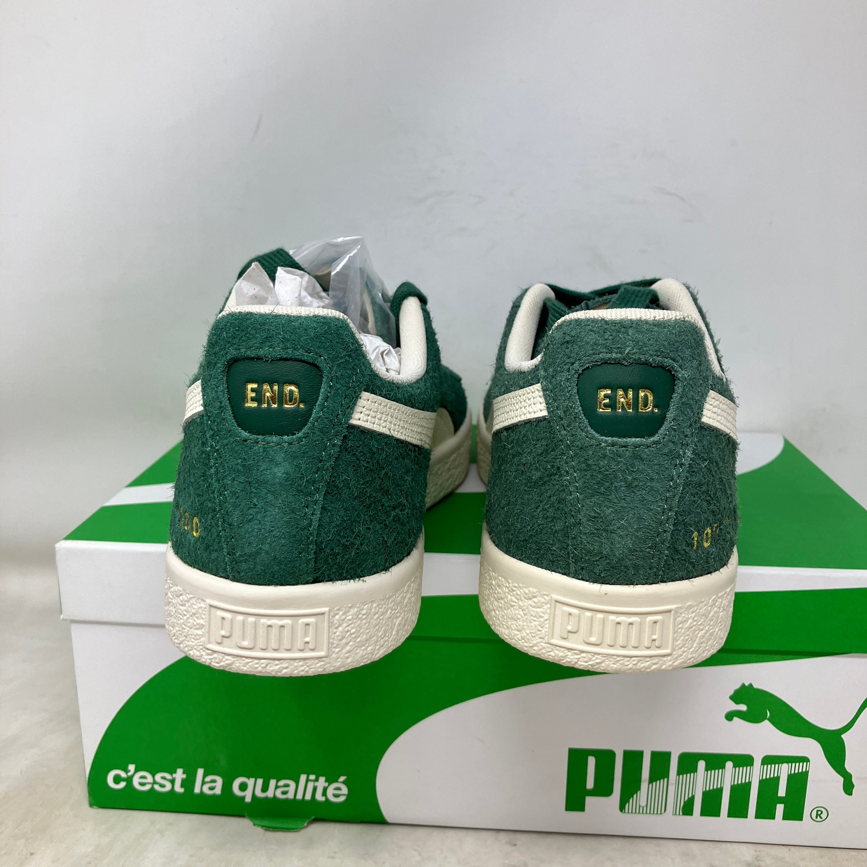 Puma Clyde OG x END. 50th Anniversary Green numbered Numbered out of 500