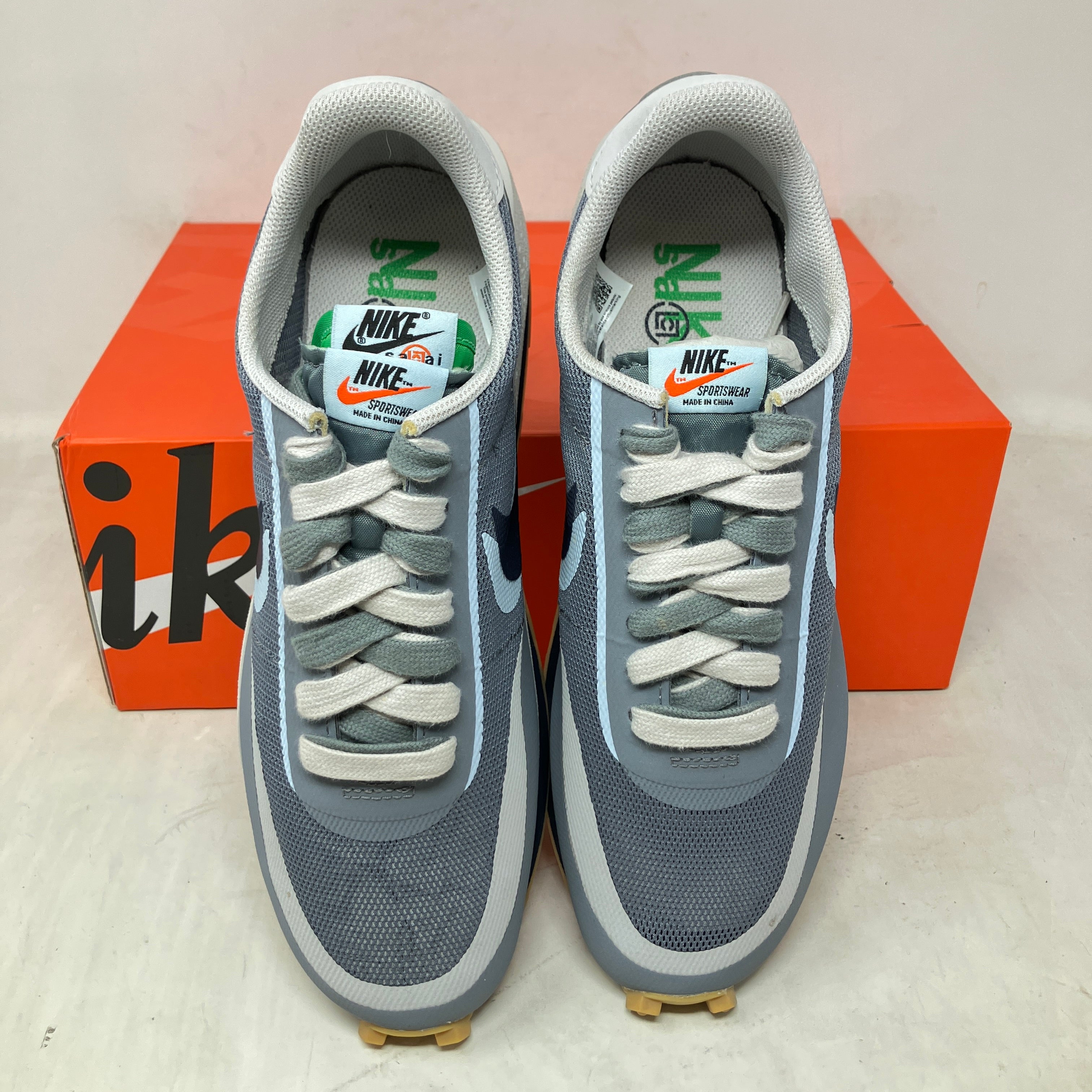 Nike LD Waffle sacai CLOT Kiss of Death 2 Cool Grey