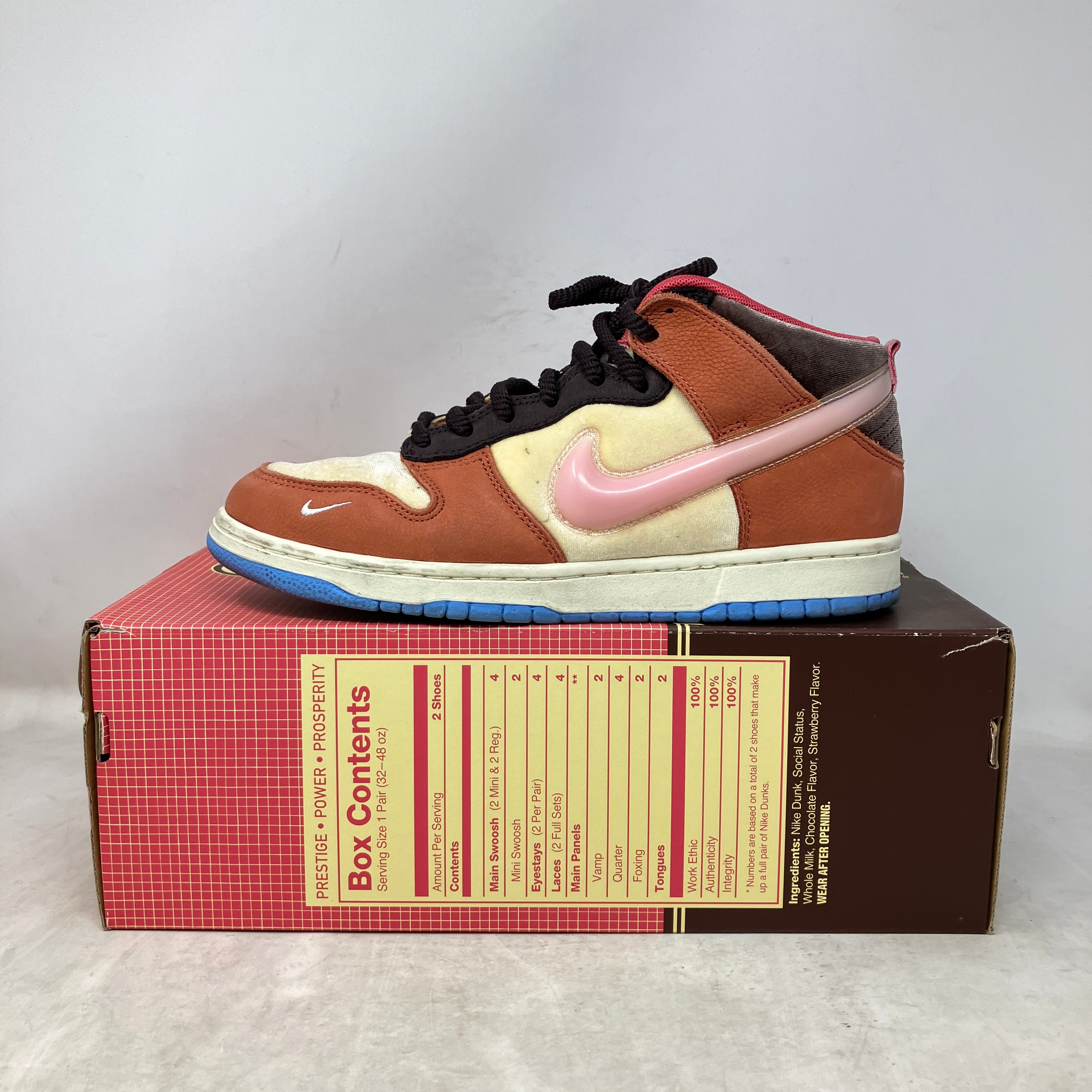 Nike Dunk Mid Social Status Free Lunch Chocolate Milk
