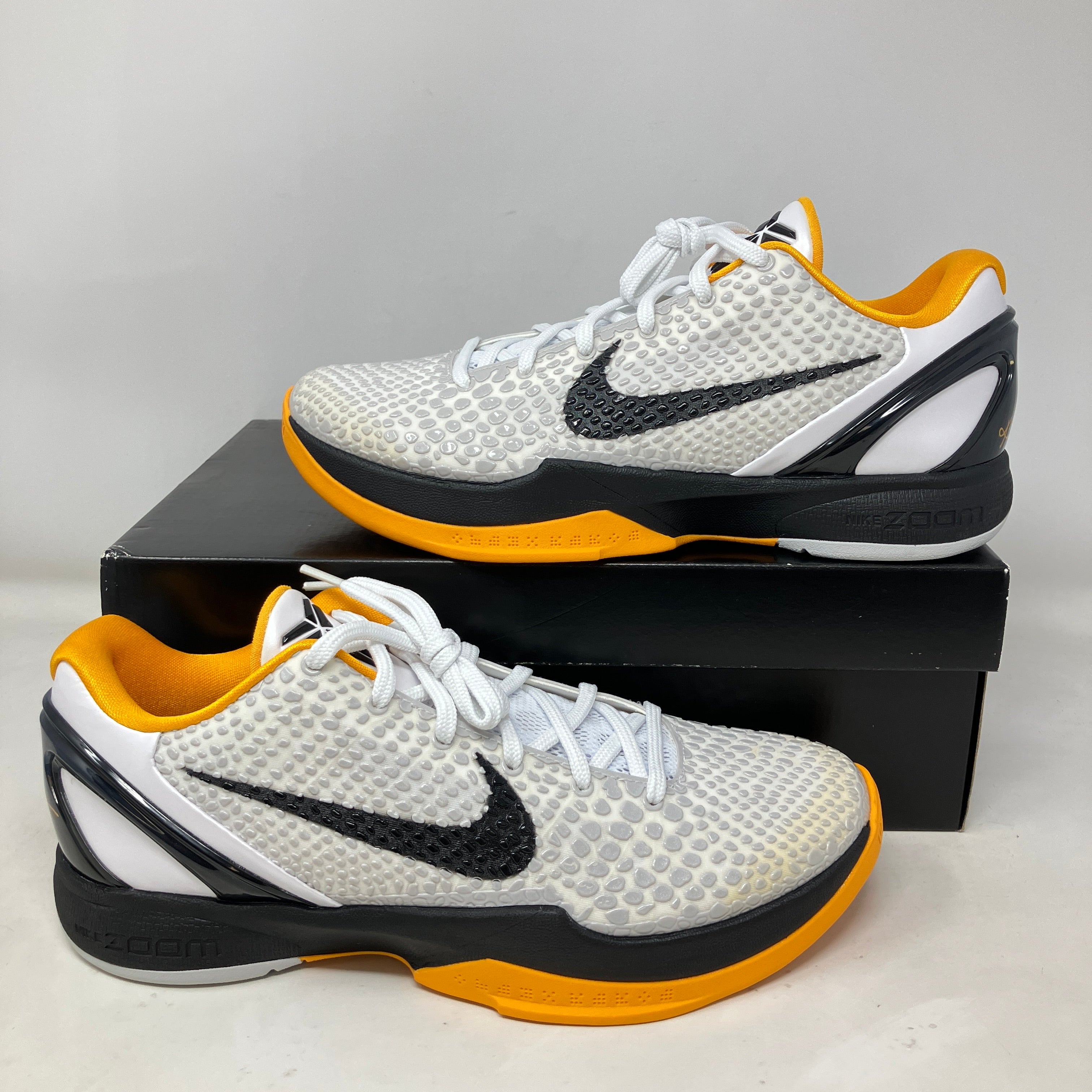 Kobe 6 Protro Playoff Pack White Del Sol