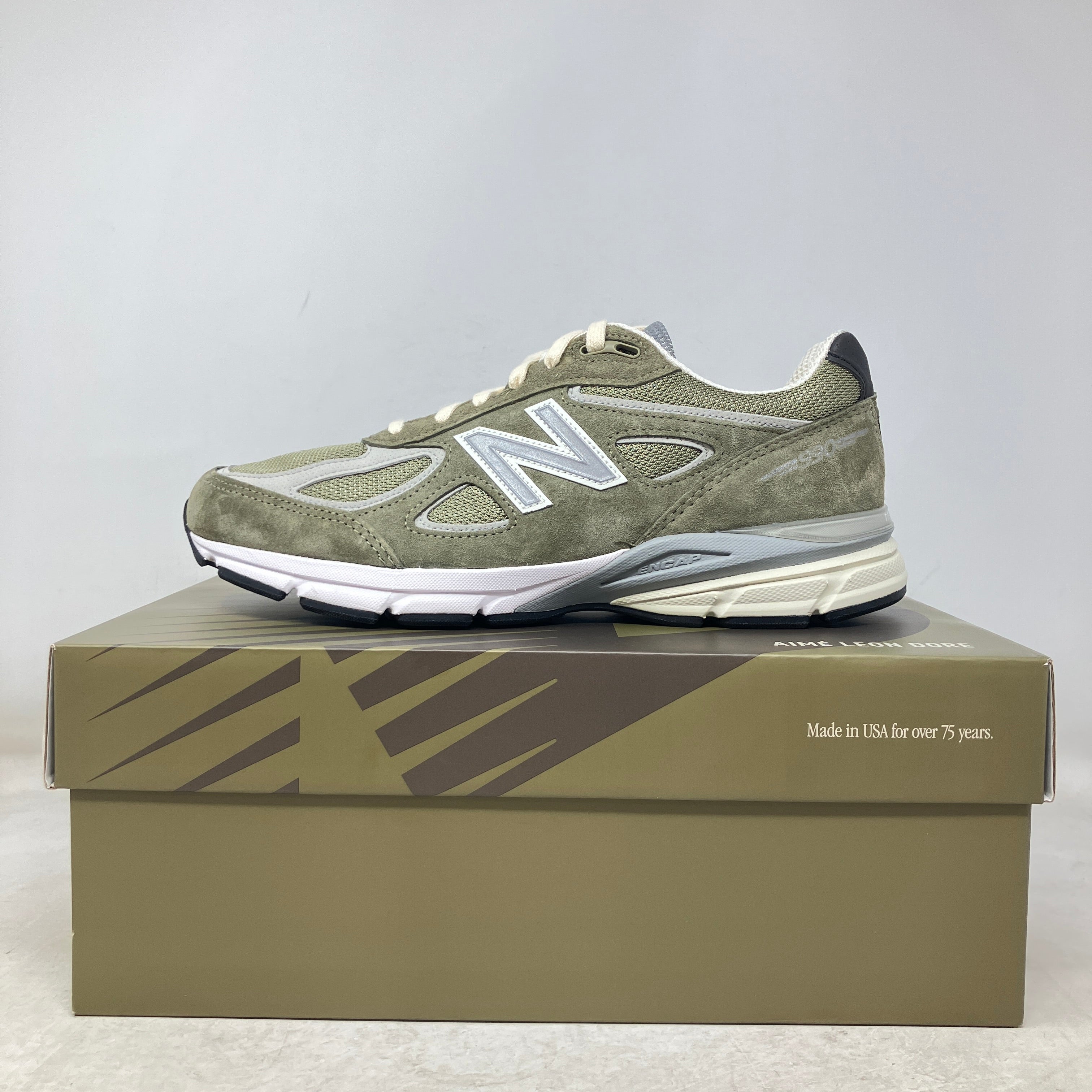 New Balance 990v4 MiUSA Aime Leon Dore True Camo