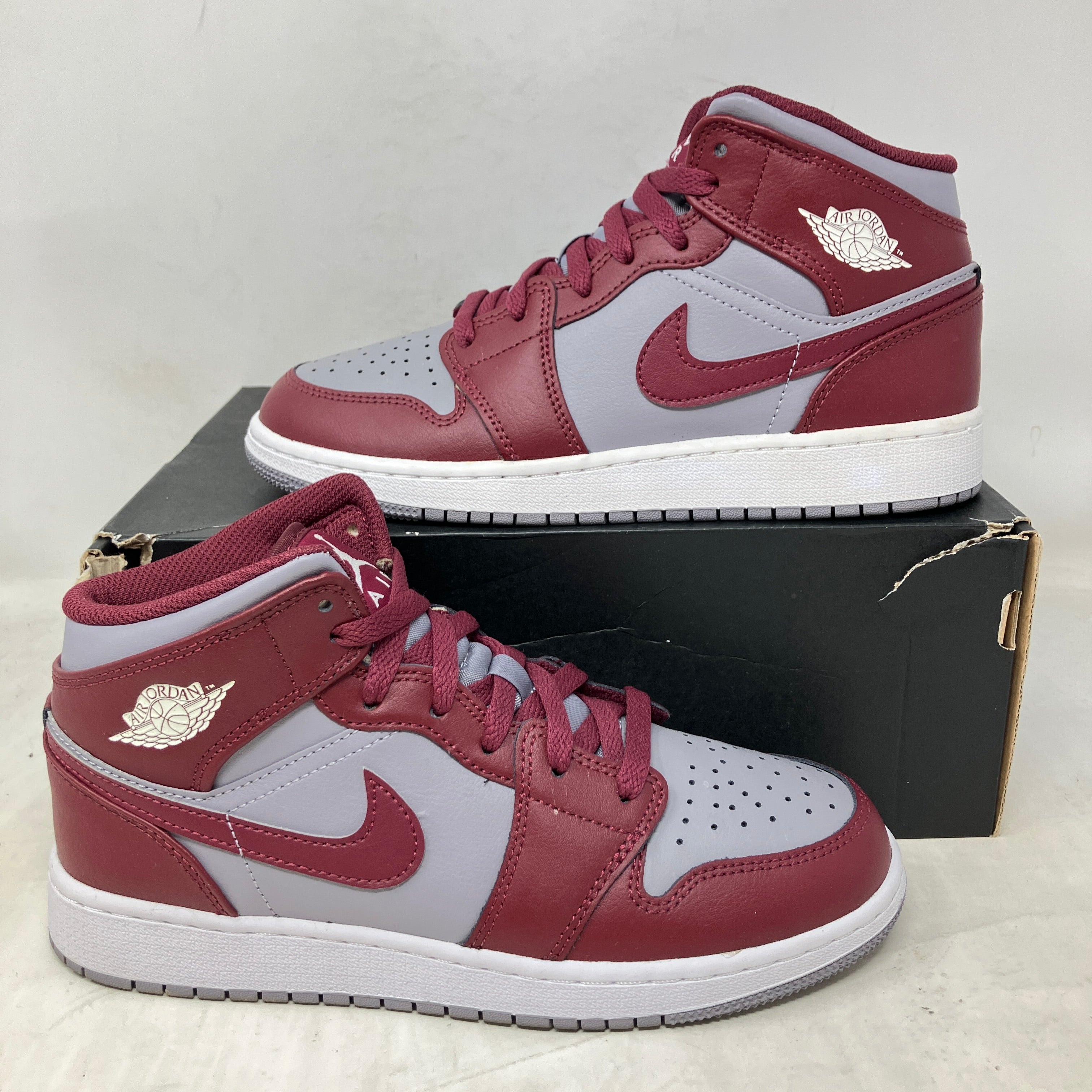 Jordan 1 Mid Cherrywood Red (GS)