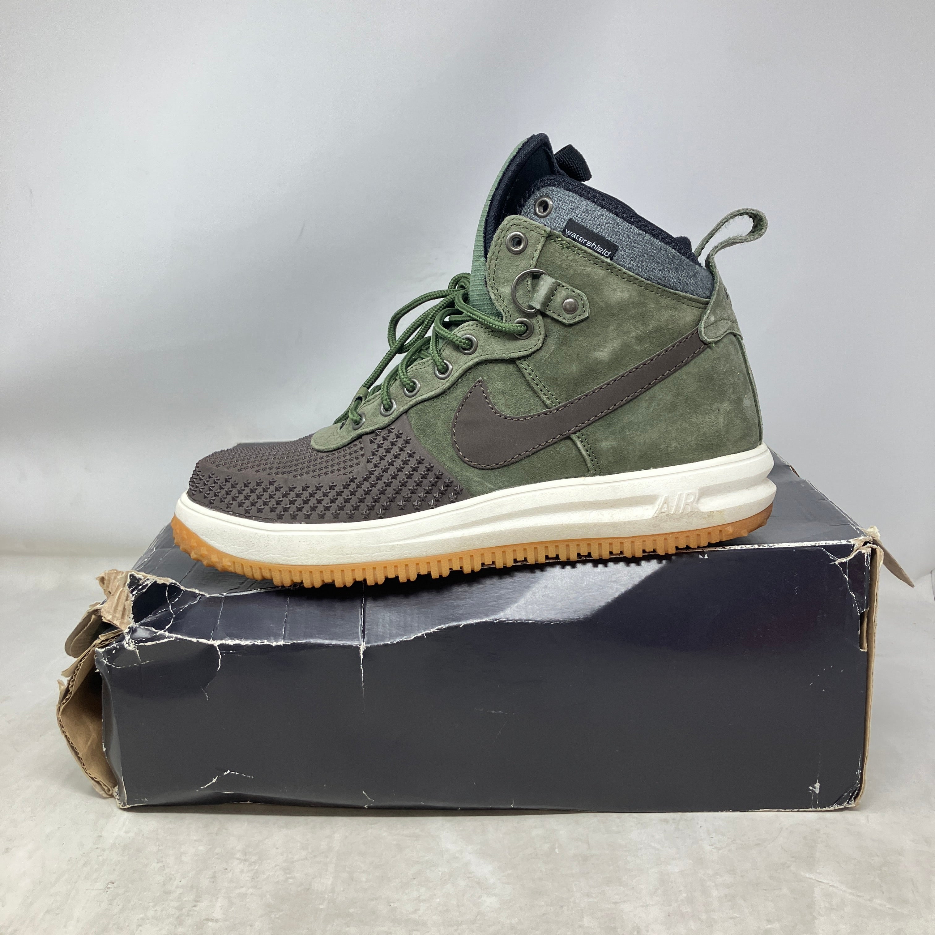 Nike Lunar Force 1 Duckboot Baroque Brown Army Olive