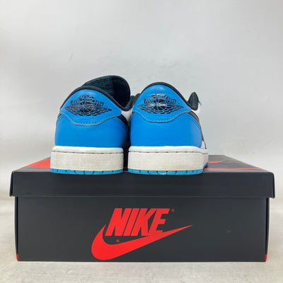 Jordan 1 Retro Low OG Black Dark Powder Blue (Women's)