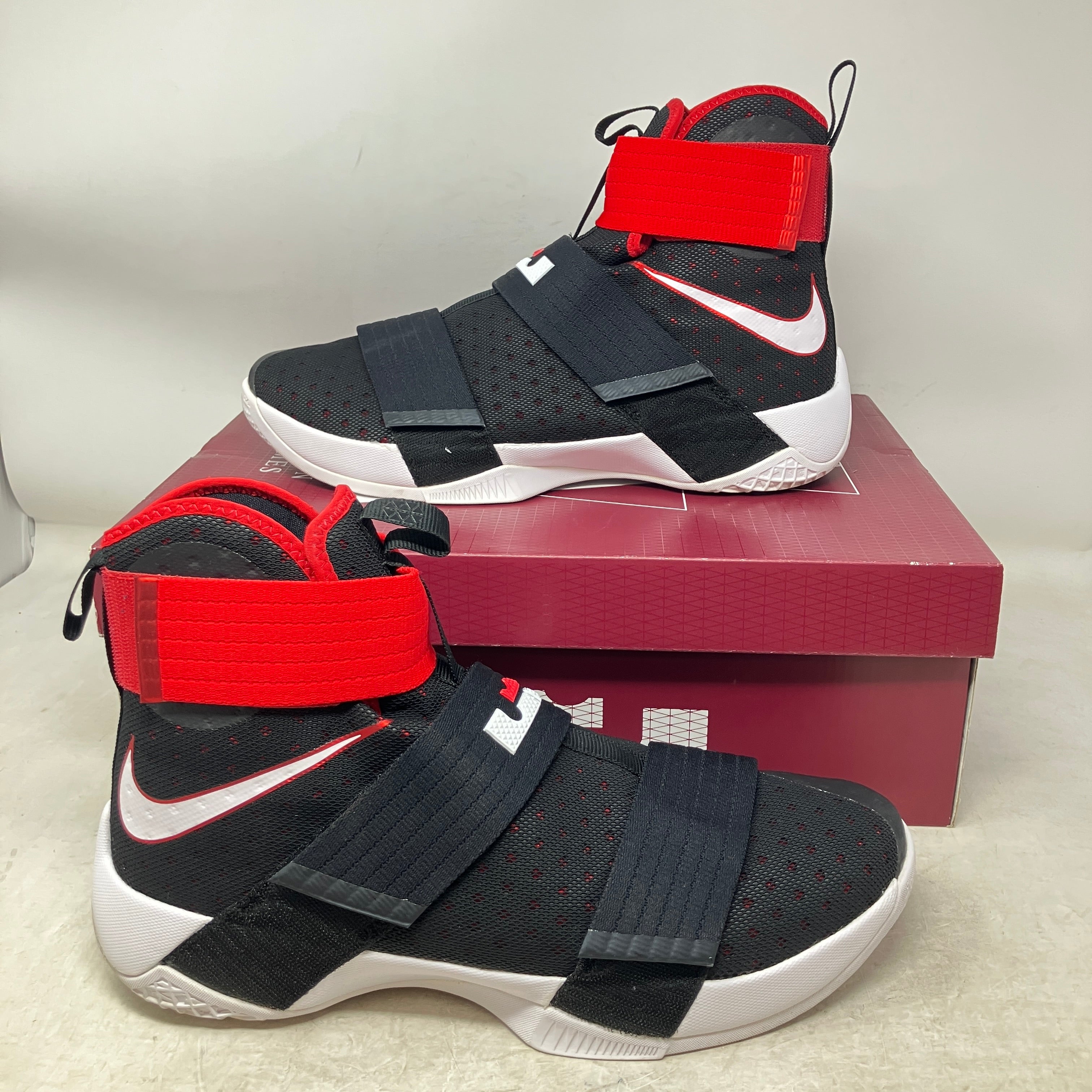 Nike LeBron Zoom Soldier 10 Black Red