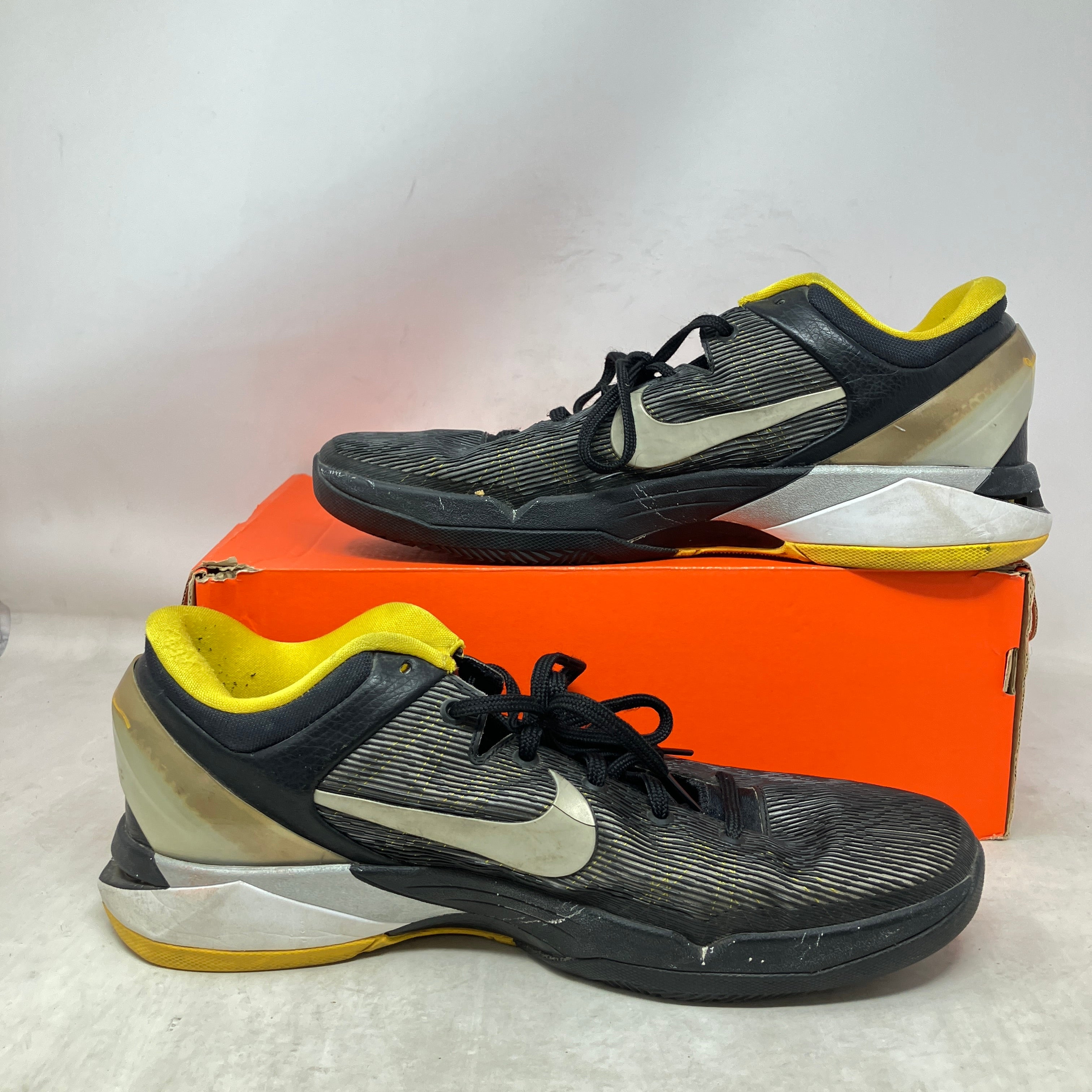 Nike Kobe 7 Black White Del Sol