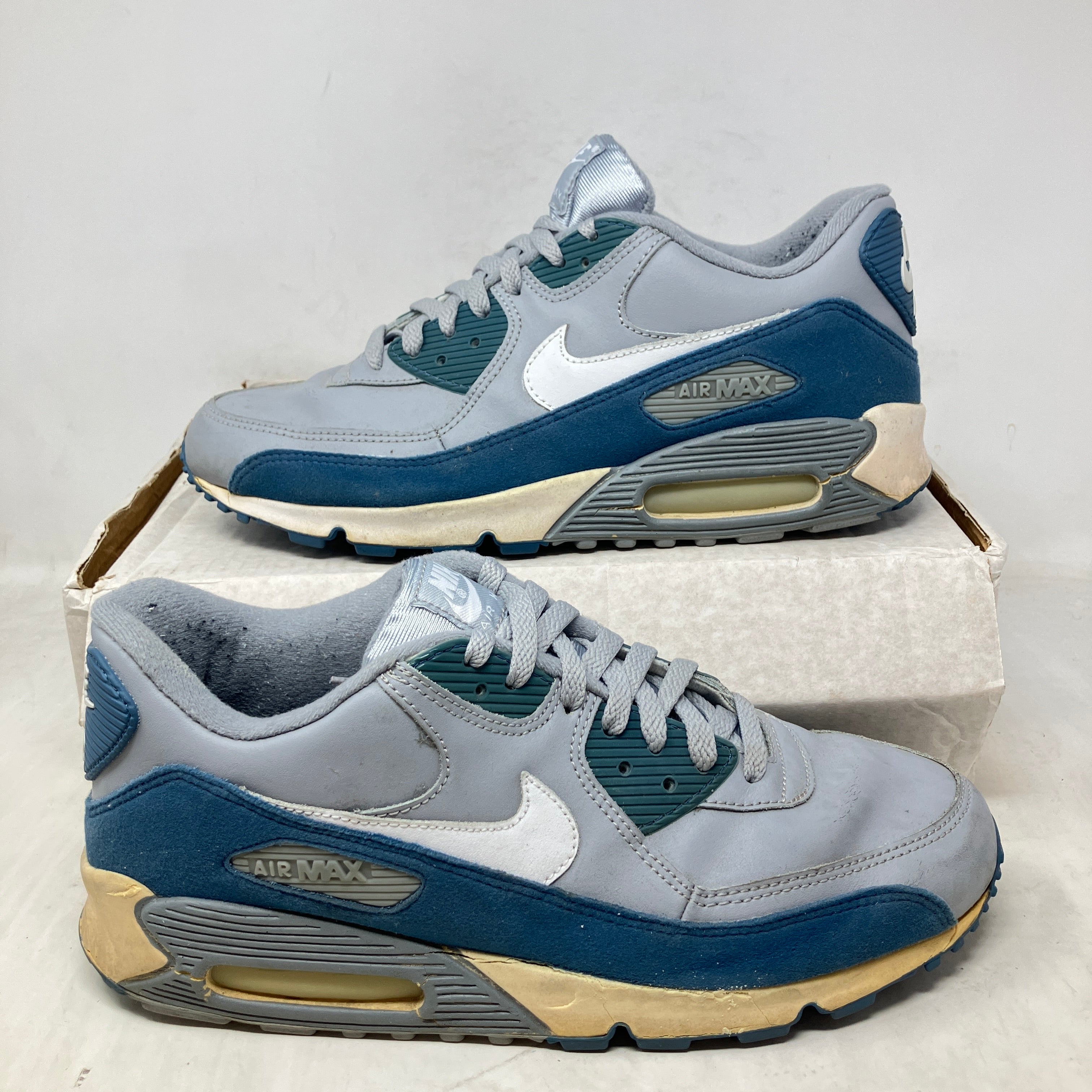 Nike Air Max 90 Leather Blue Grey (2002)
