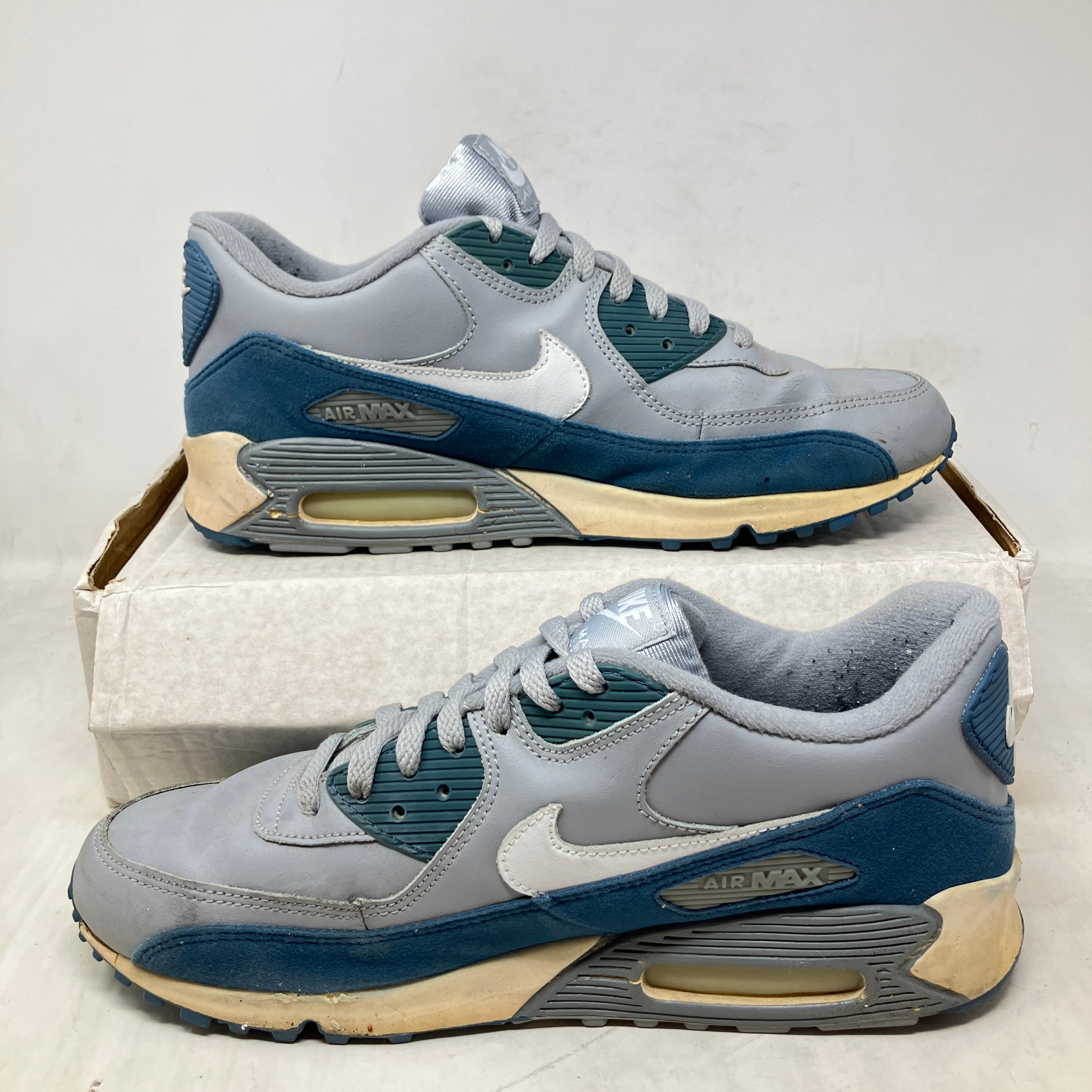 Nike Air Max 90 Leather Blue Grey (2002)