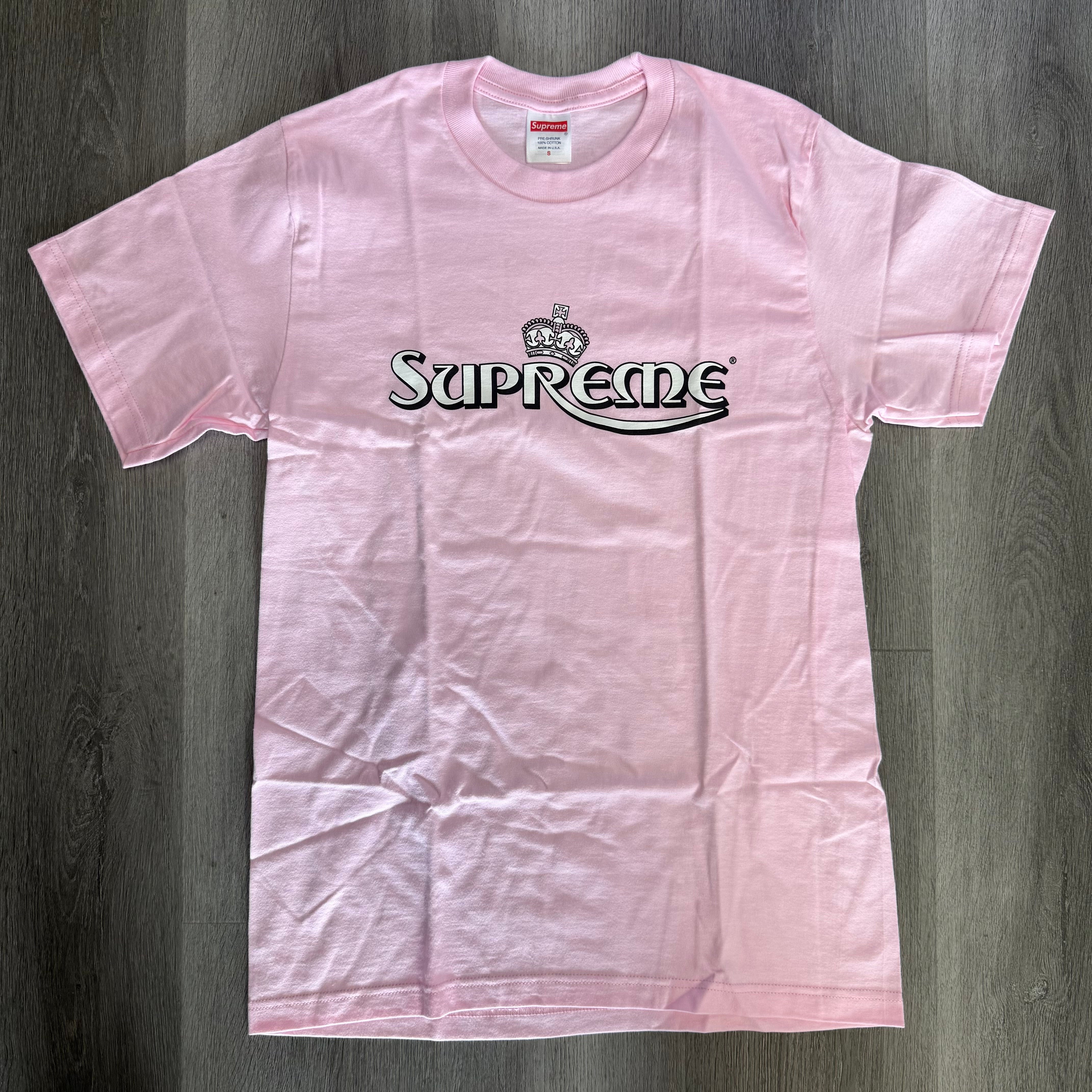 Supreme Crown Tee Light Pink