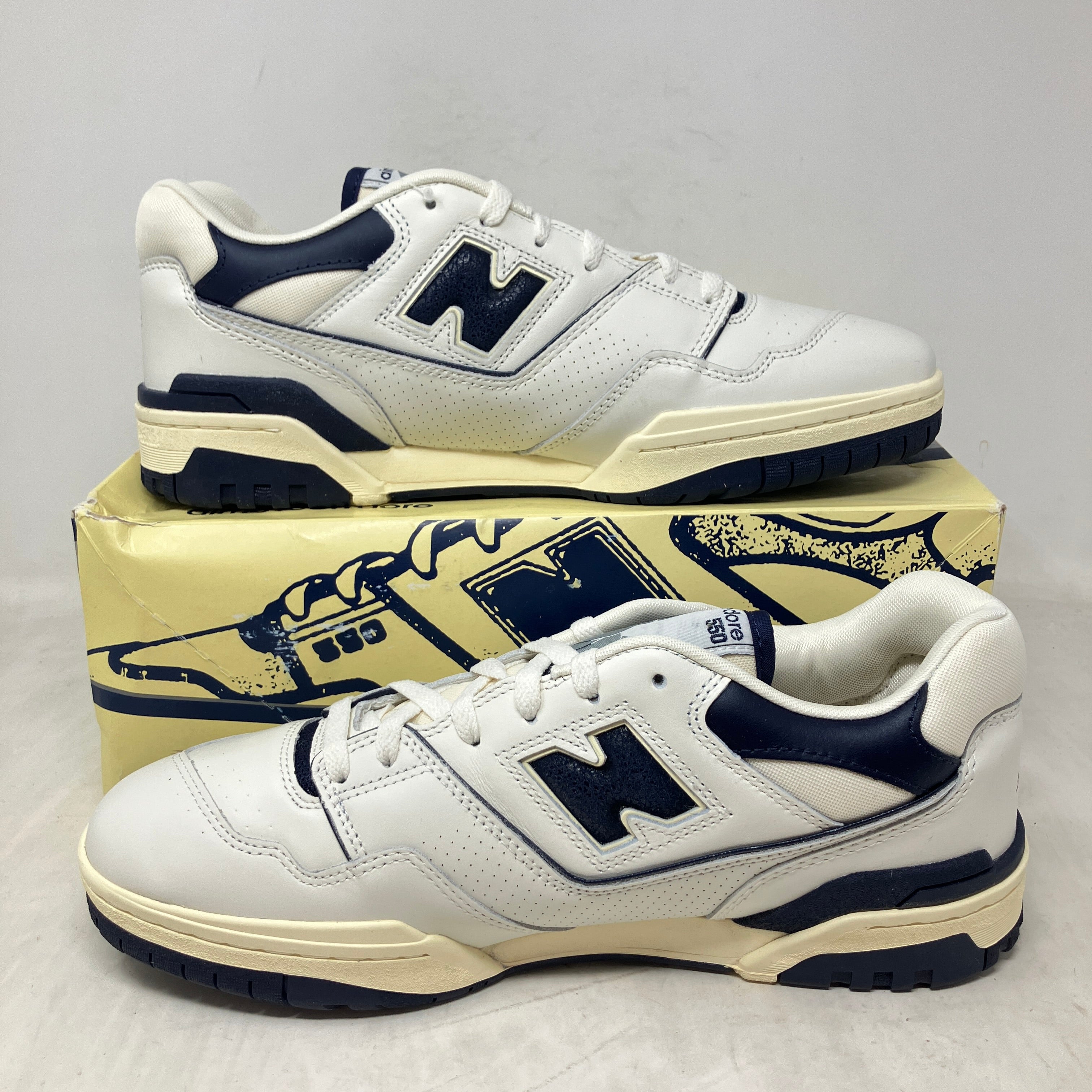 New Balance 550 Aime Leon Dore White Navy
