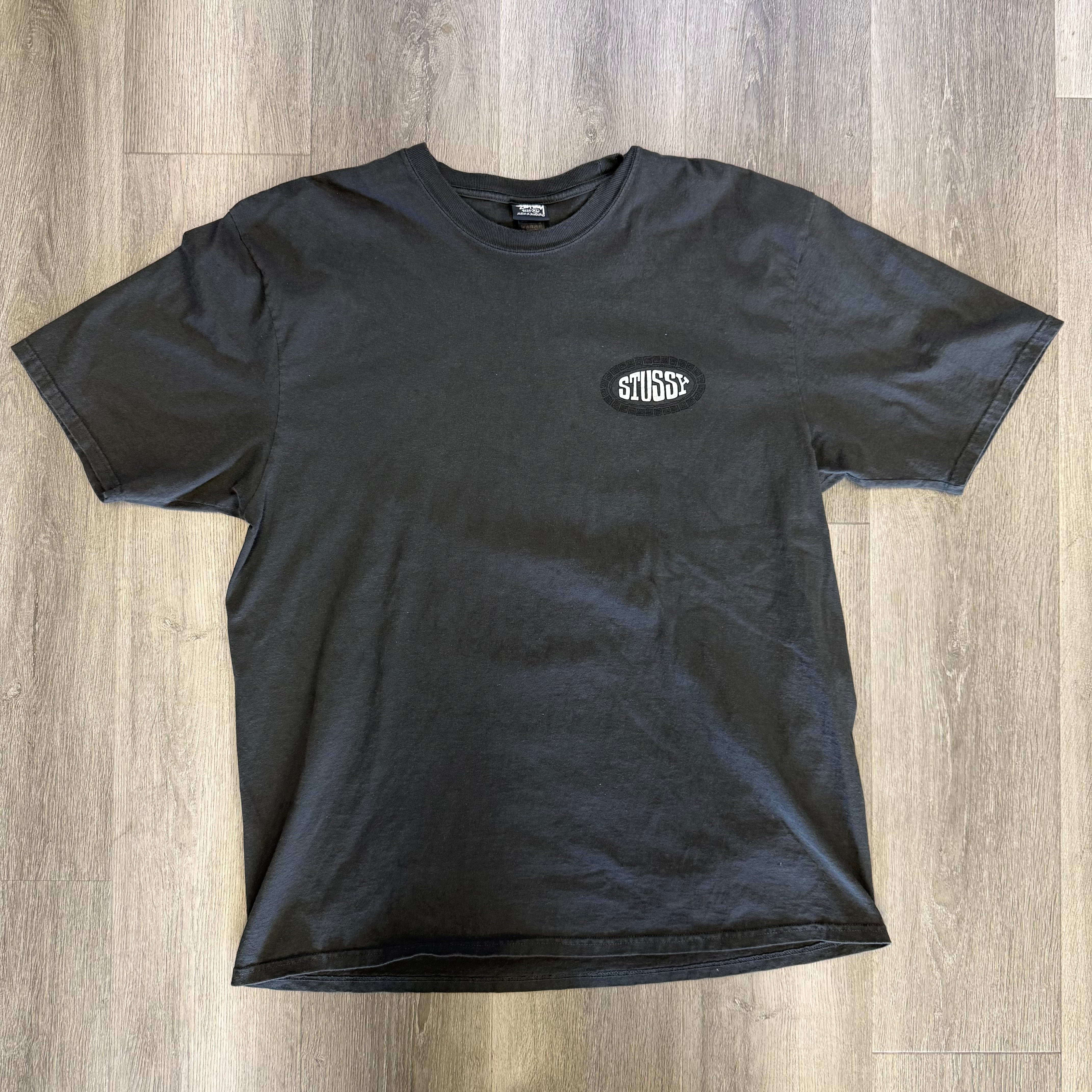 Stussy Tile Oval Pigment Dyed Black