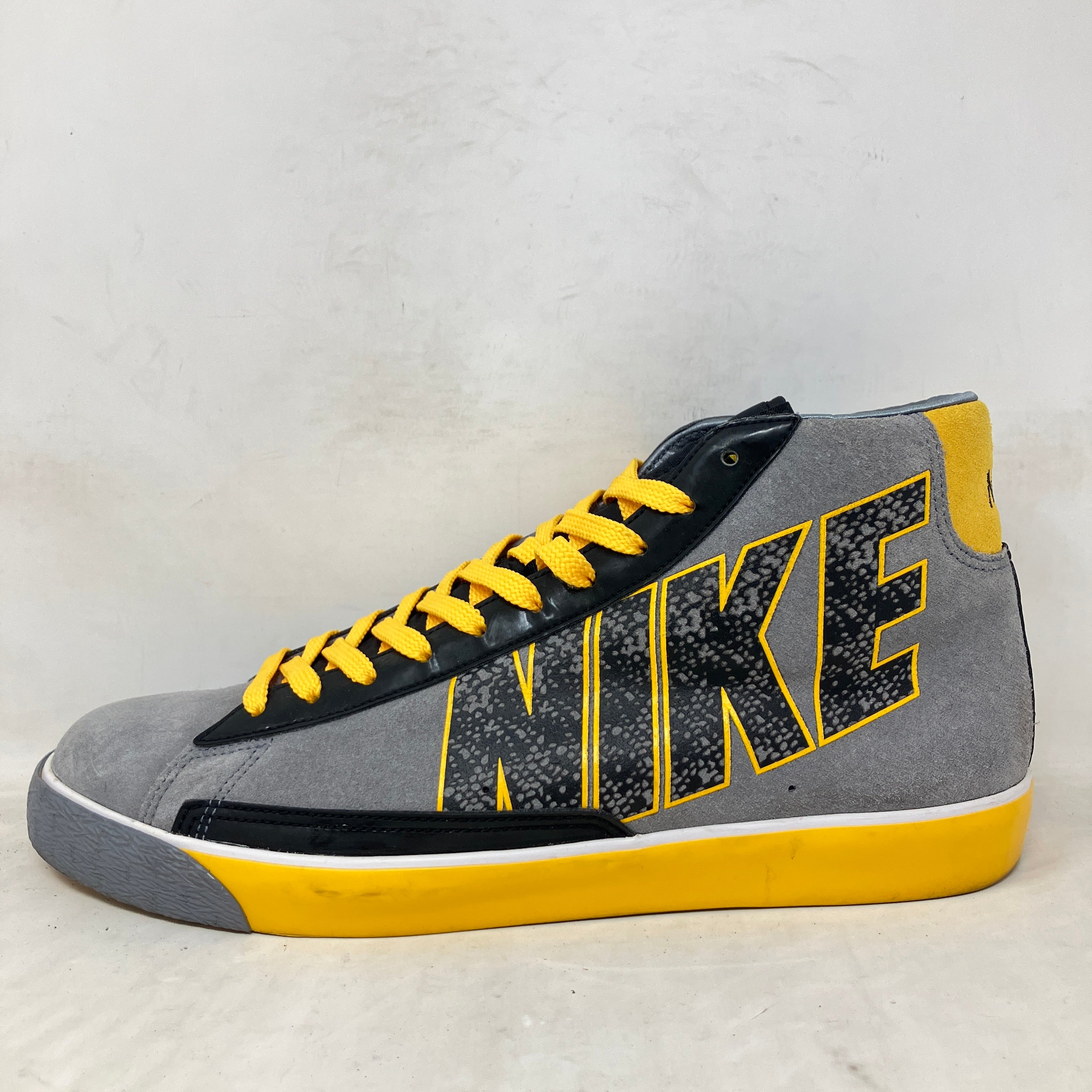 Nike Blazer High Cool Grey Yellow