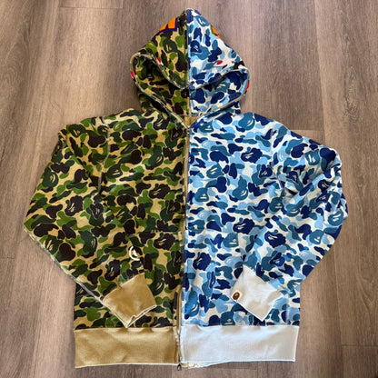 BAPE ABC Camo Separate Shark Full Zip Hoodie