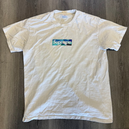 Supreme Emilio Pucci Box Logo Tee White/Blue