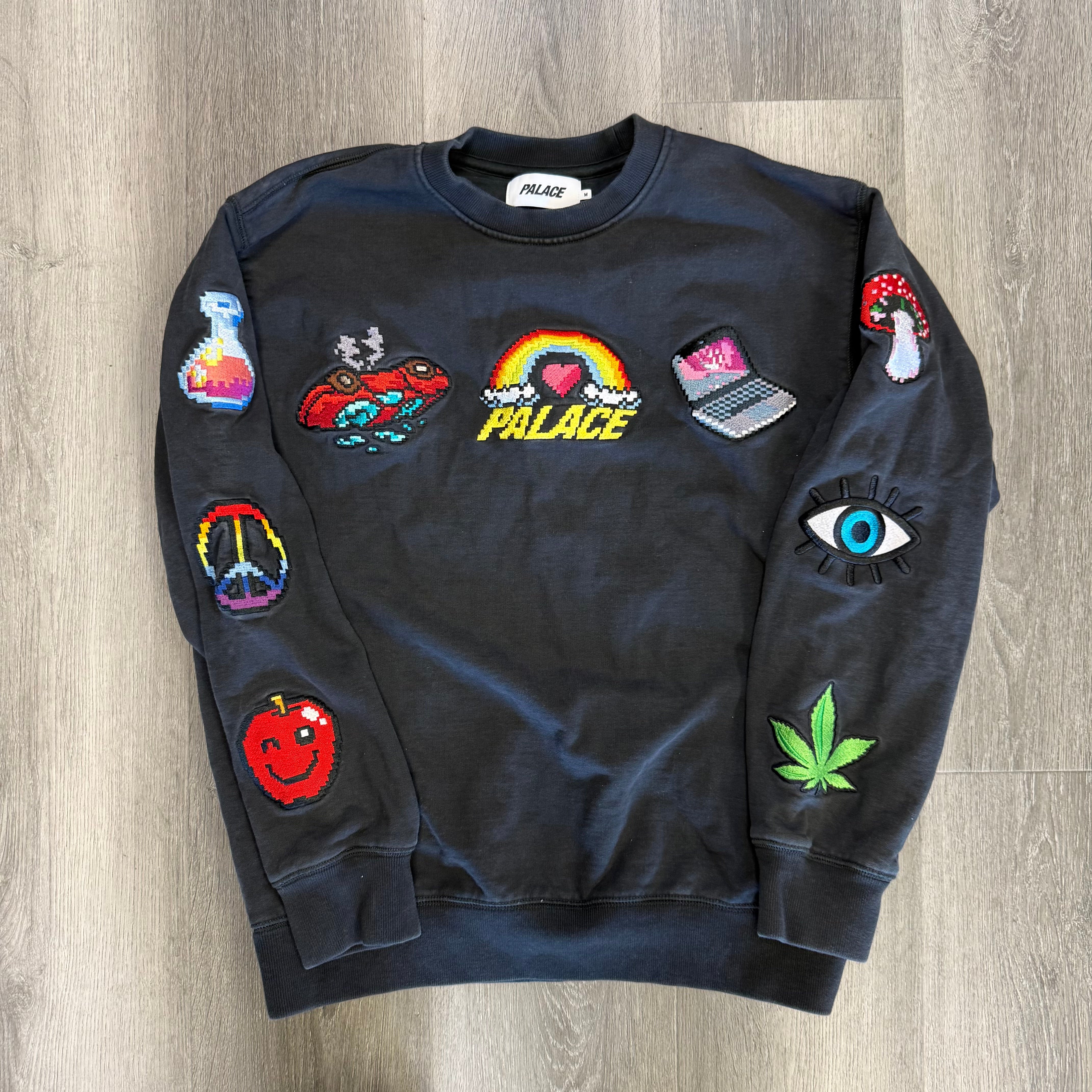 Palace Mixed Media Bitmap Crew Black