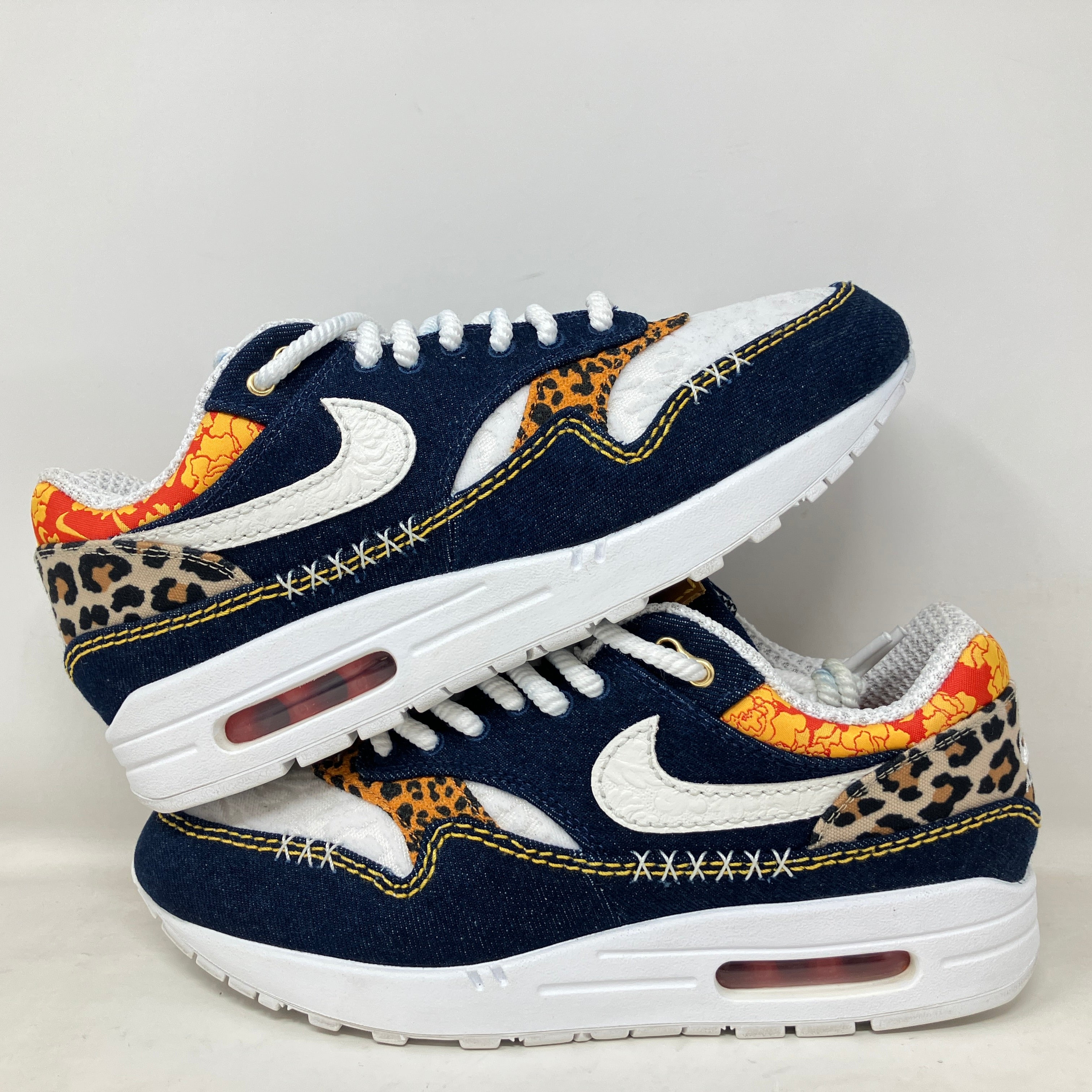Nike Air Max 1 Premium Denim Leopard
